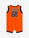 Disney Winnie the Pooh Tigger Infant Basketball Jersey Romper - BoxLunch Exclusive, ORANGE, alternate
