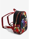 Disney Villains Group Portrait Floral Mini Backpack - BoxLunch Exclusive, , alternate