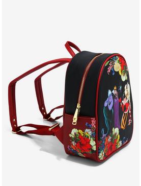 Disney Villains Group Portrait Floral Mini Backpack - BoxLunch Exclusive, , hi-res