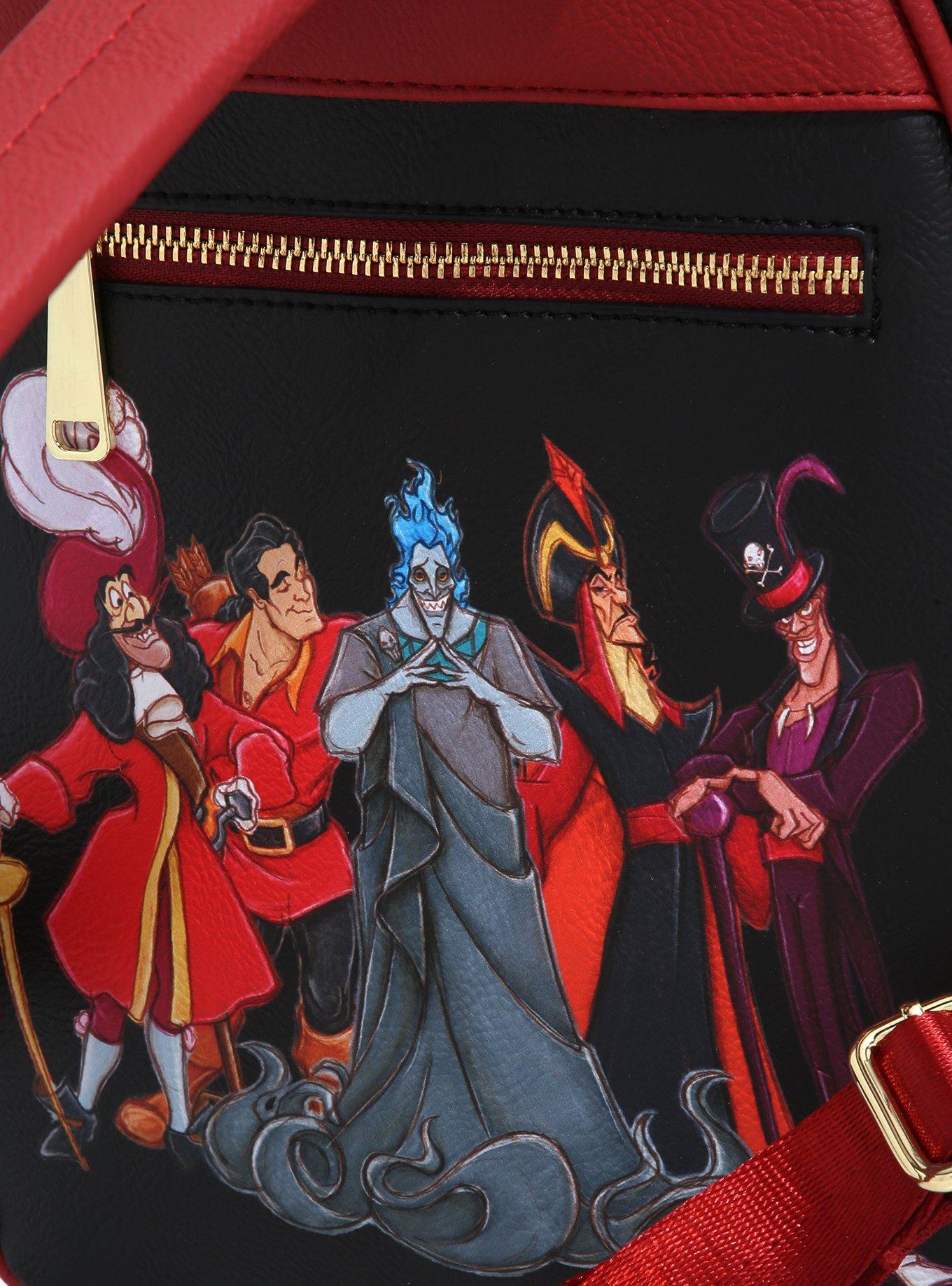 Disney Villains Group Portrait Floral Mini Backpack - BoxLunch Exclusive, , alternate