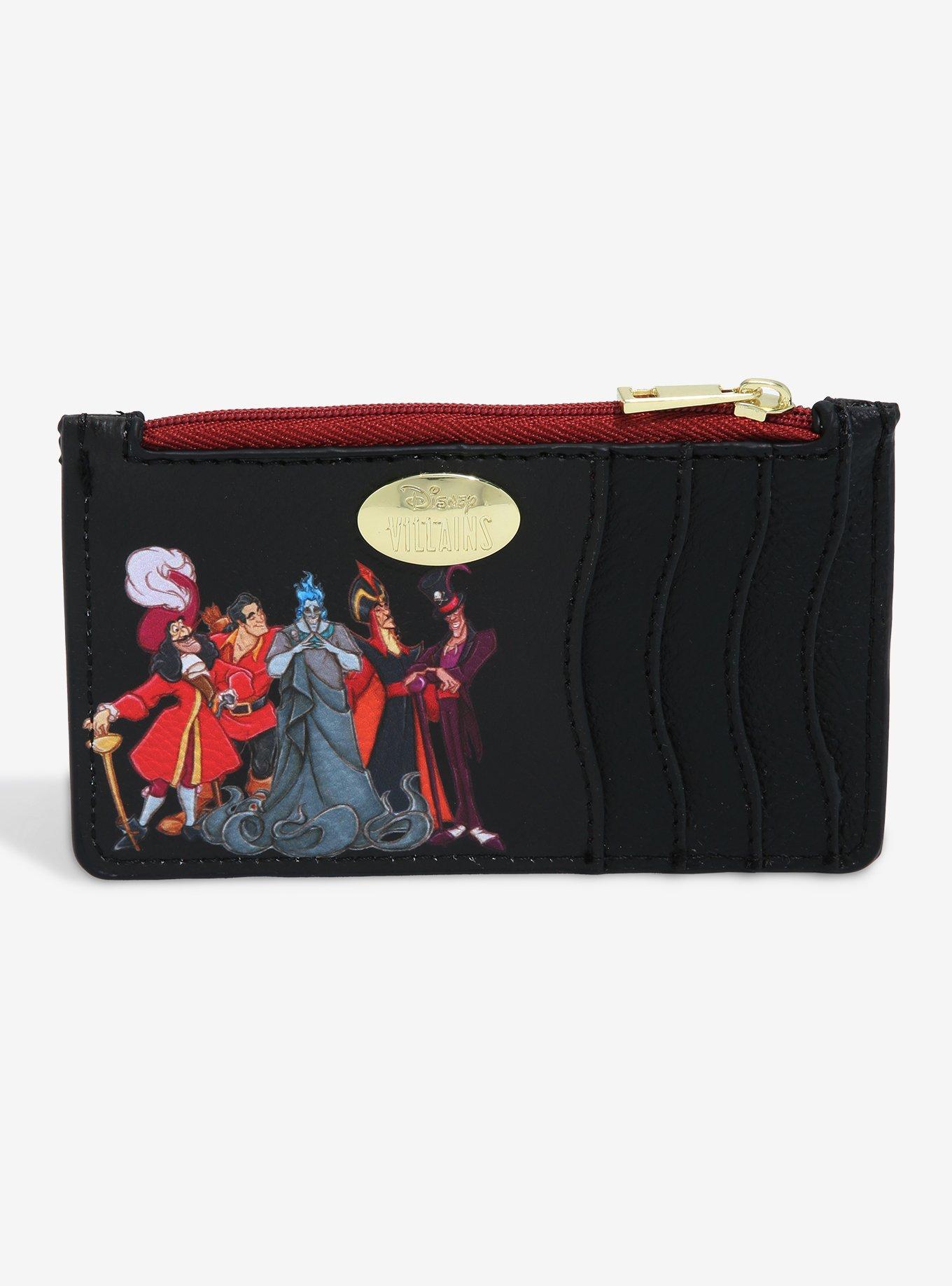 Disney Villains Group Portrait Floral Cardholder - BoxLunch Exclusive, , alternate