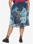 Her Universe Studio Ghibli Howl's Moving Castle Lace-Up Castle Skirt Plus Size, MULTI, alternate