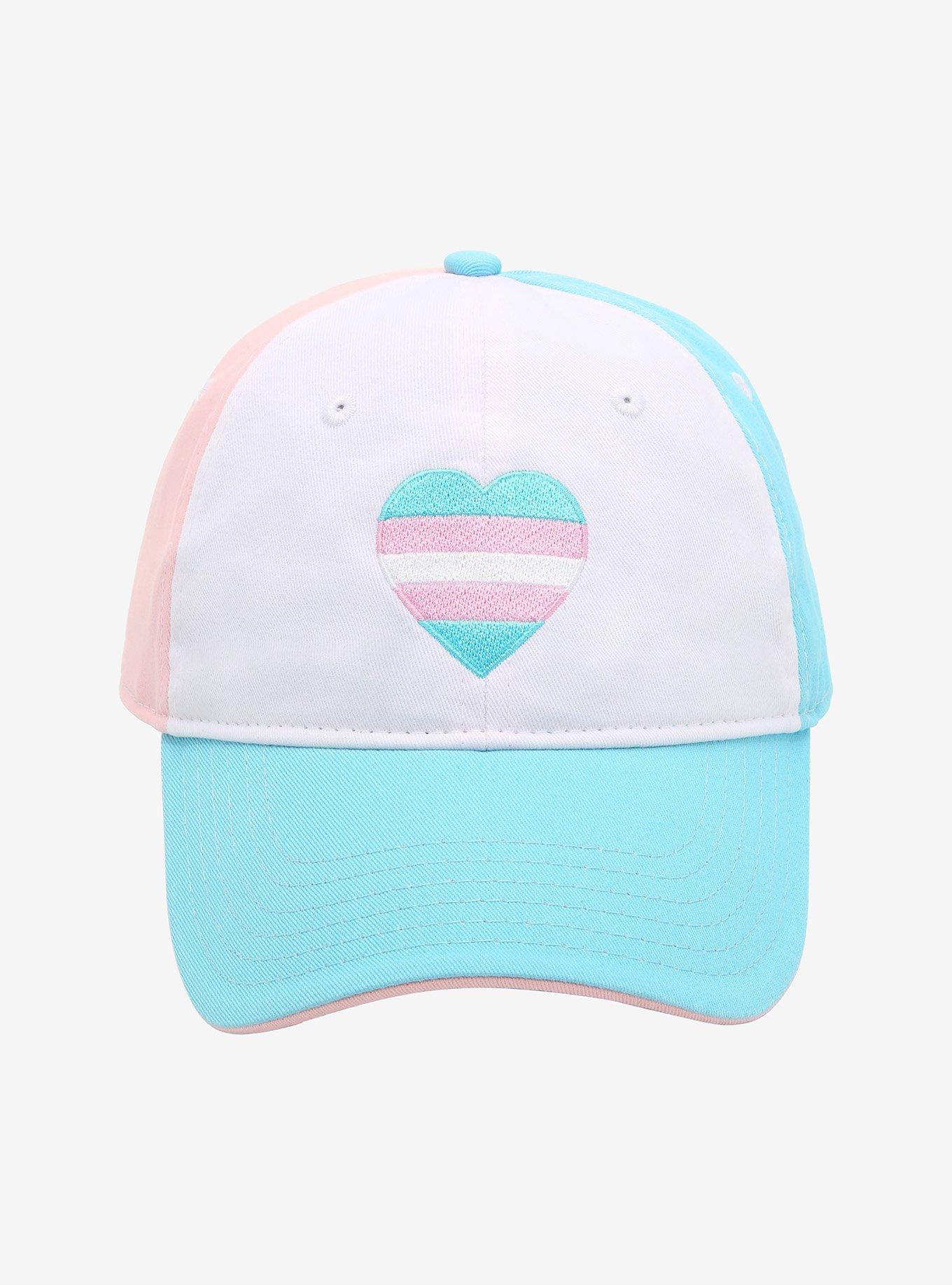 Trans Pride Flag Heart Cap, , alternate