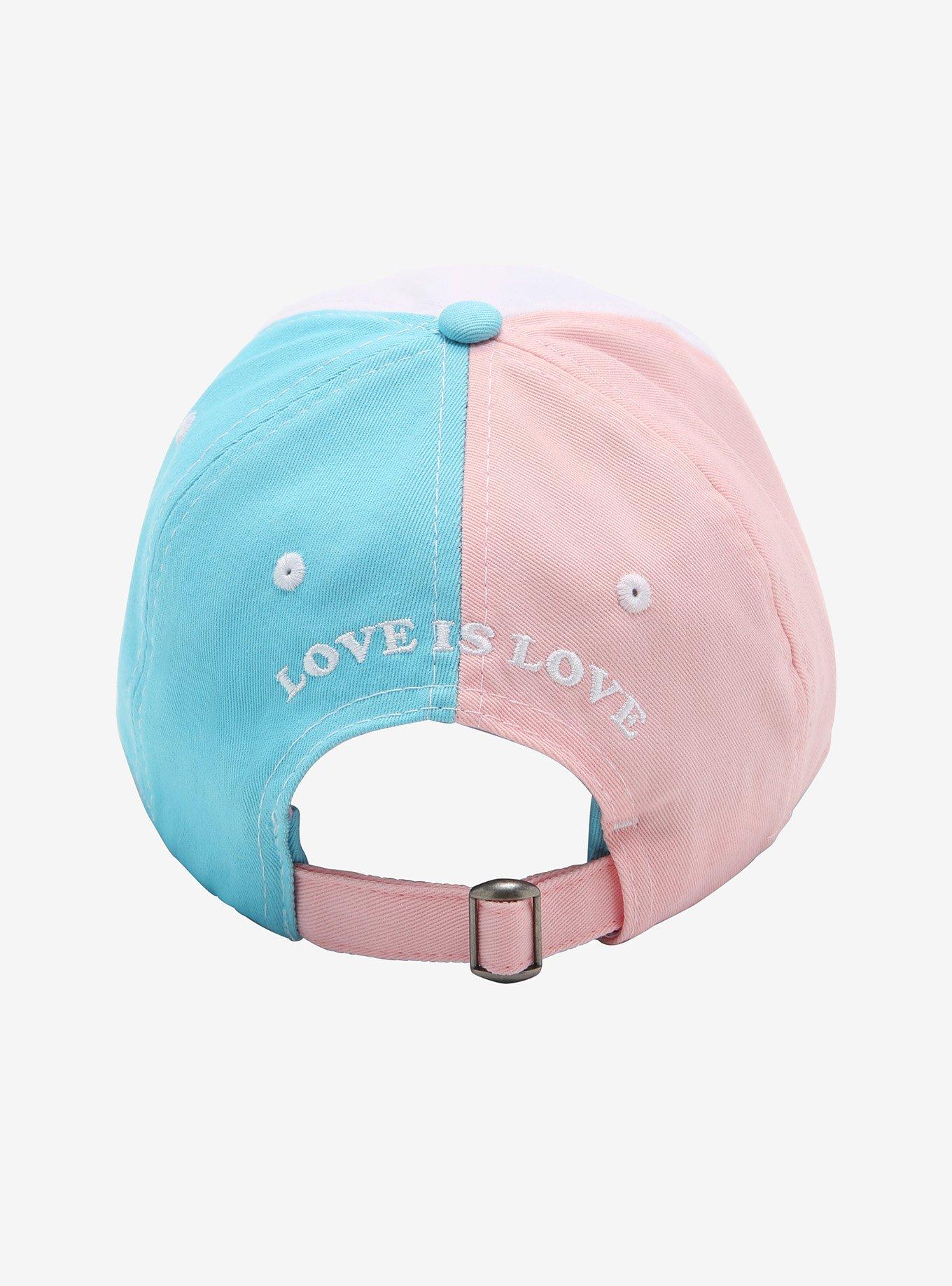 Trans Pride Flag Heart Cap, , alternate