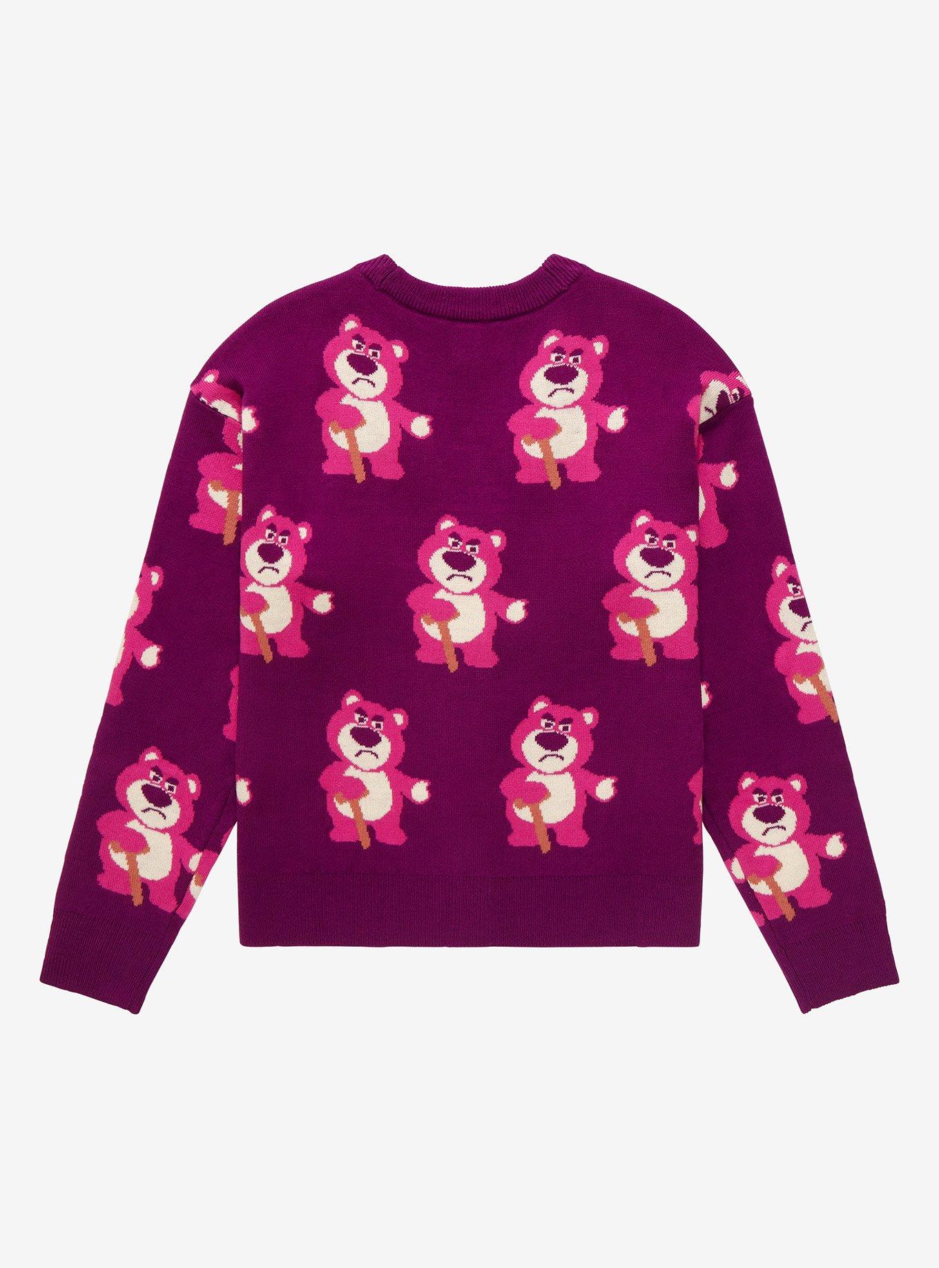 Disney Pixar Toy Story Lotso Allover Print Cardigan, LIGHT PURPLE, alternate