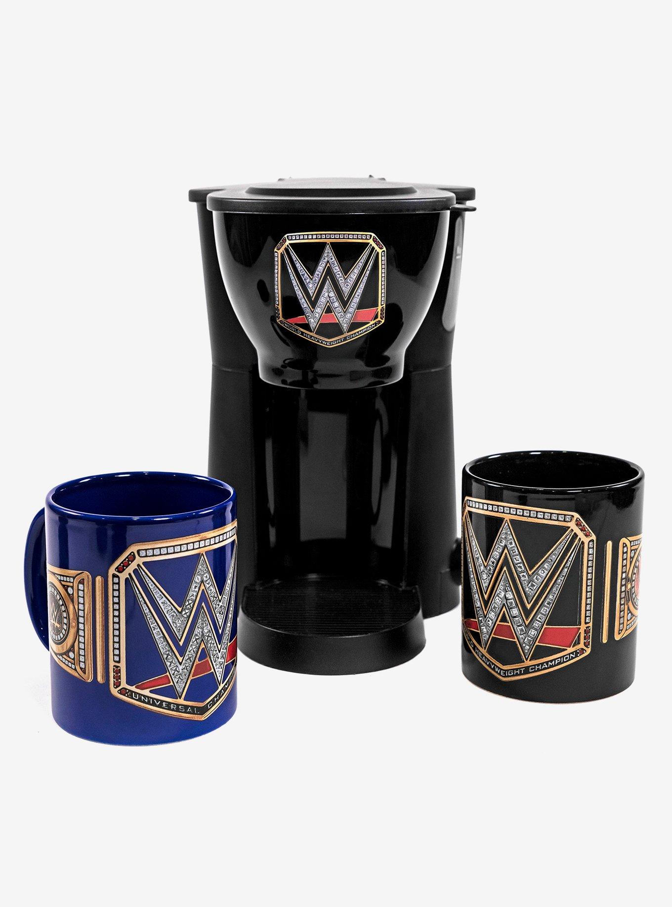 WWE Coffee Maker With 2 Mugs, , hi-res