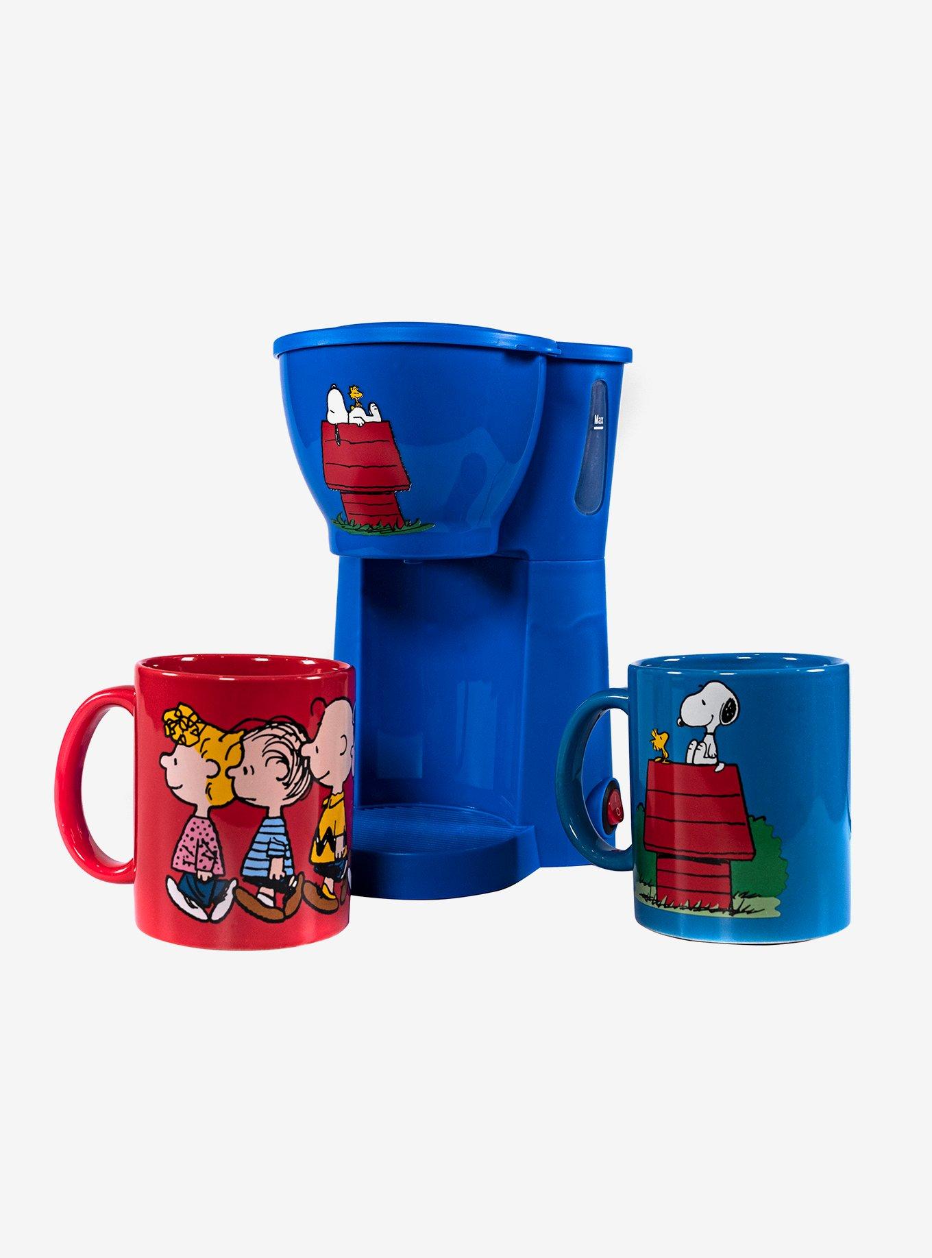 Snoopy and Woodstock School Bus Two Tone Mug – The Peanuts Store