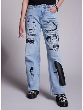 Her Universe Studio Ghibli Spirited Away Icons Wide Leg Denim Pants, , hi-res