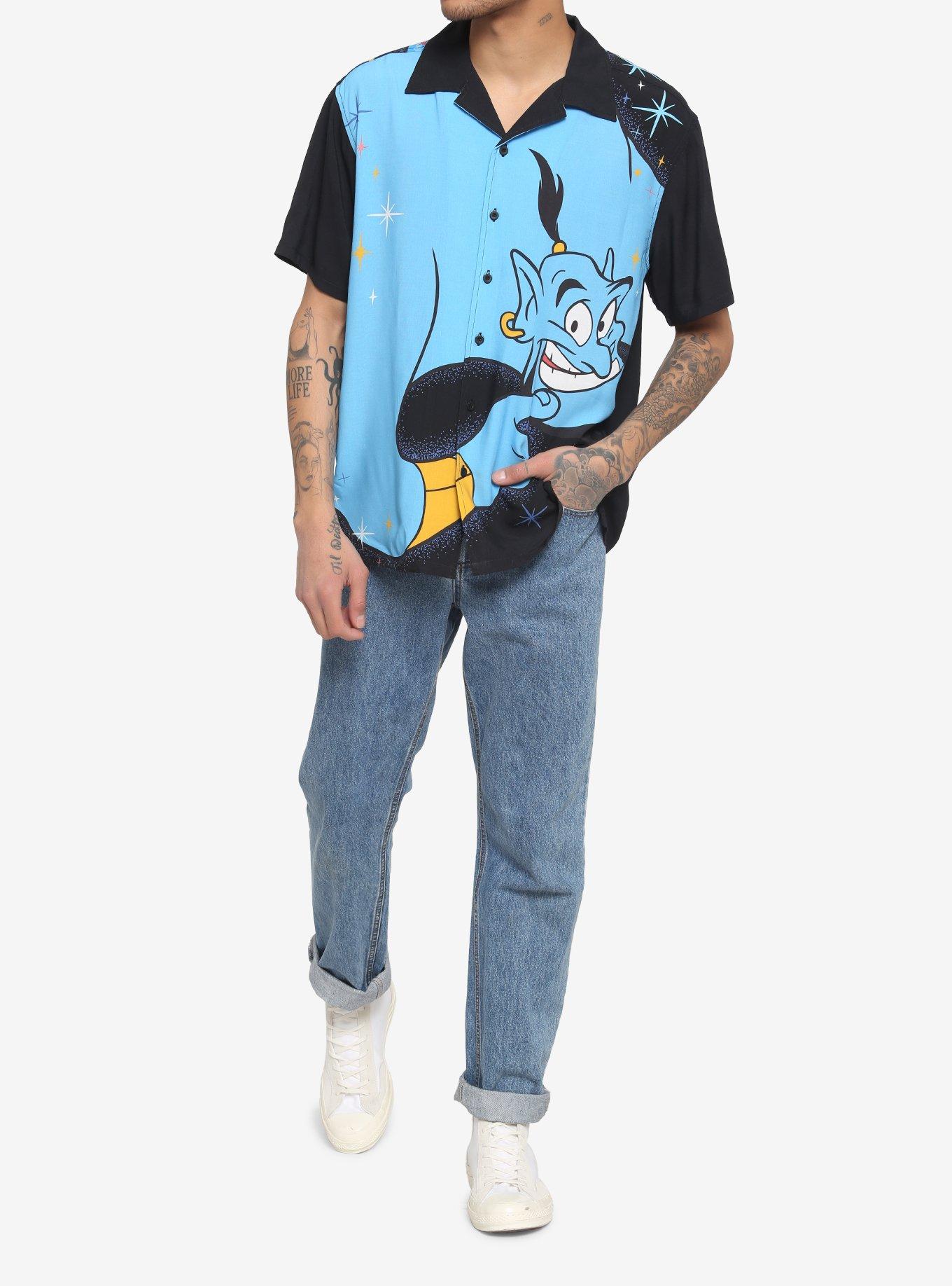 Our Universe Disney Aladdin Genie Woven Button-Up, MULTI, alternate