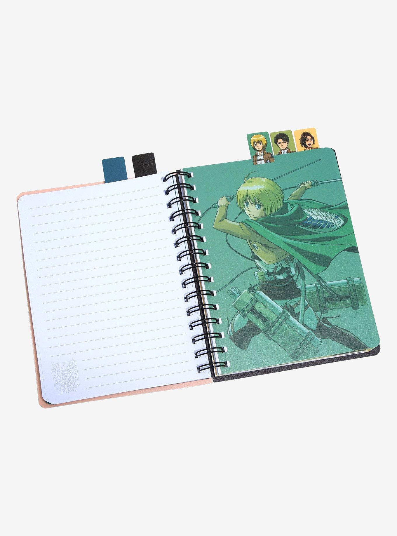 Attack on Titan Character Portraits Tab Journal, , alternate