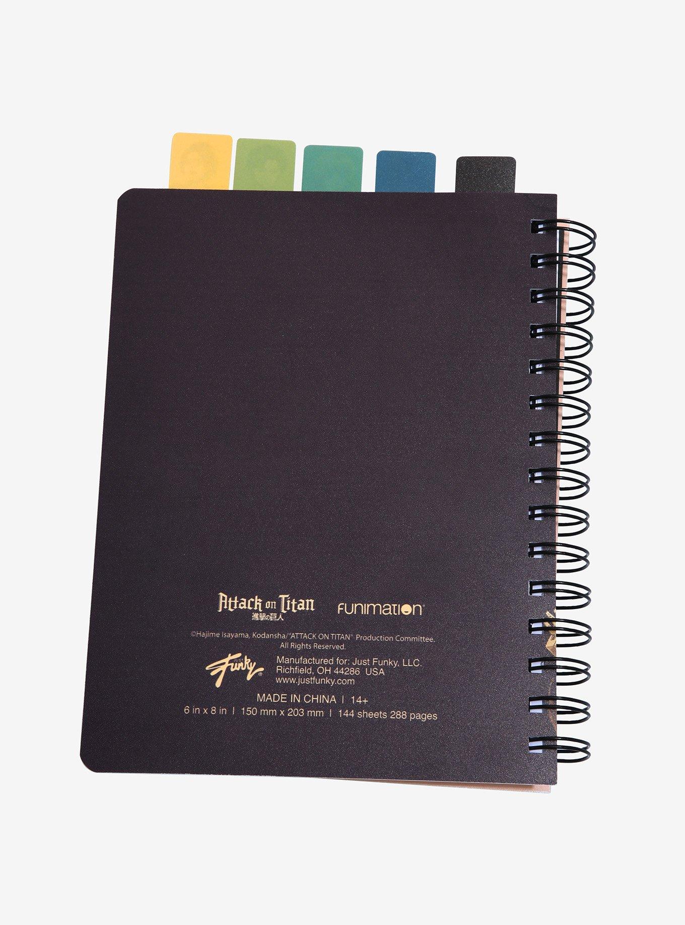 Attack on Titan Character Portraits Tab Journal, , alternate