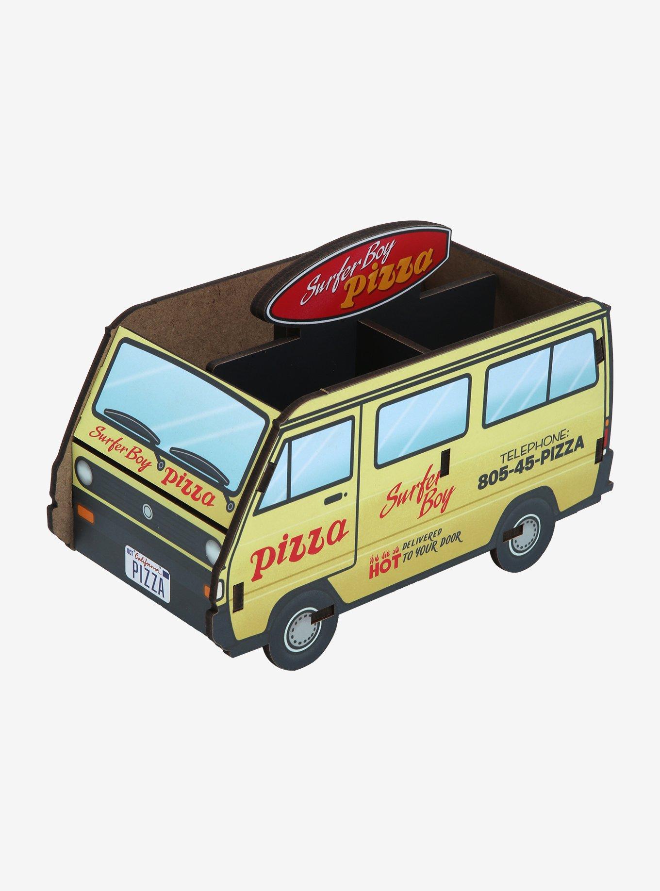 Stranger Things Surfer Boy Pizza Van Pencil Holder, , alternate