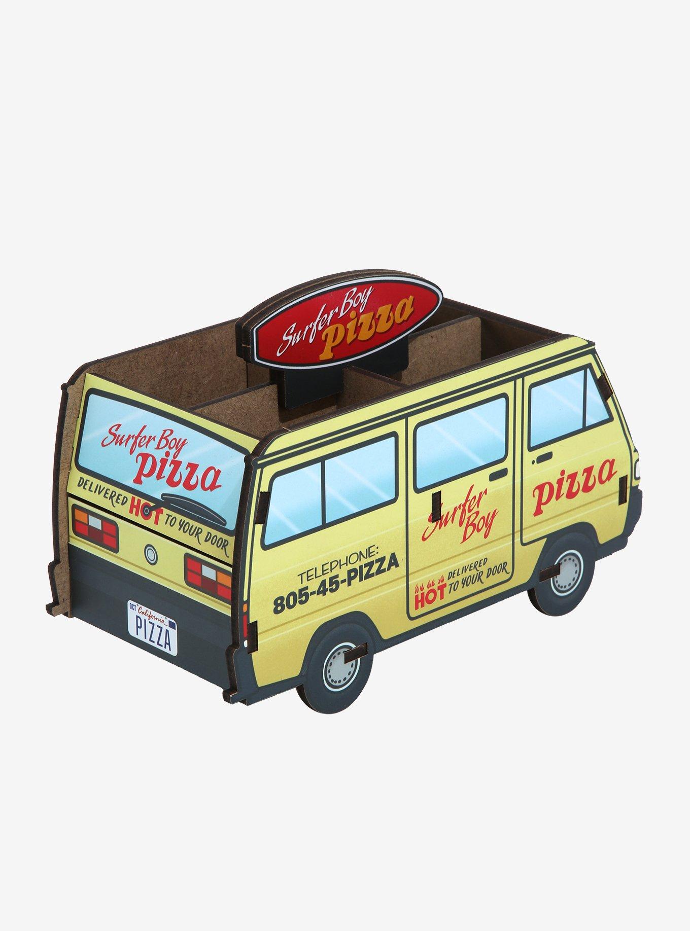 Stranger Things Surfer Boy Pizza Van Pencil Holder, , alternate