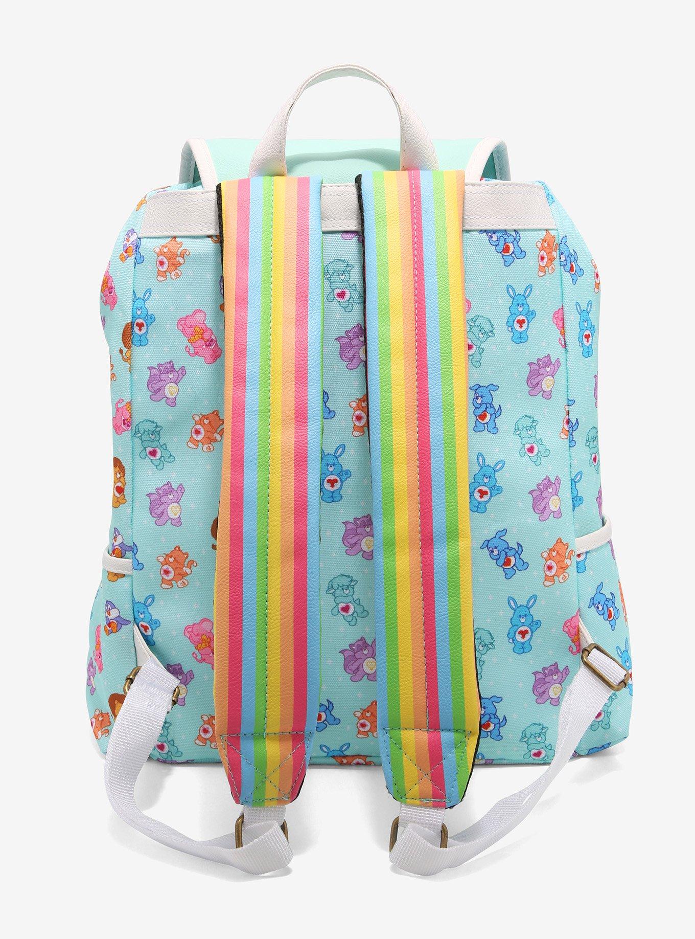 Loungefly Care Bears Cousin Rainbow Slouch Backpack, , alternate