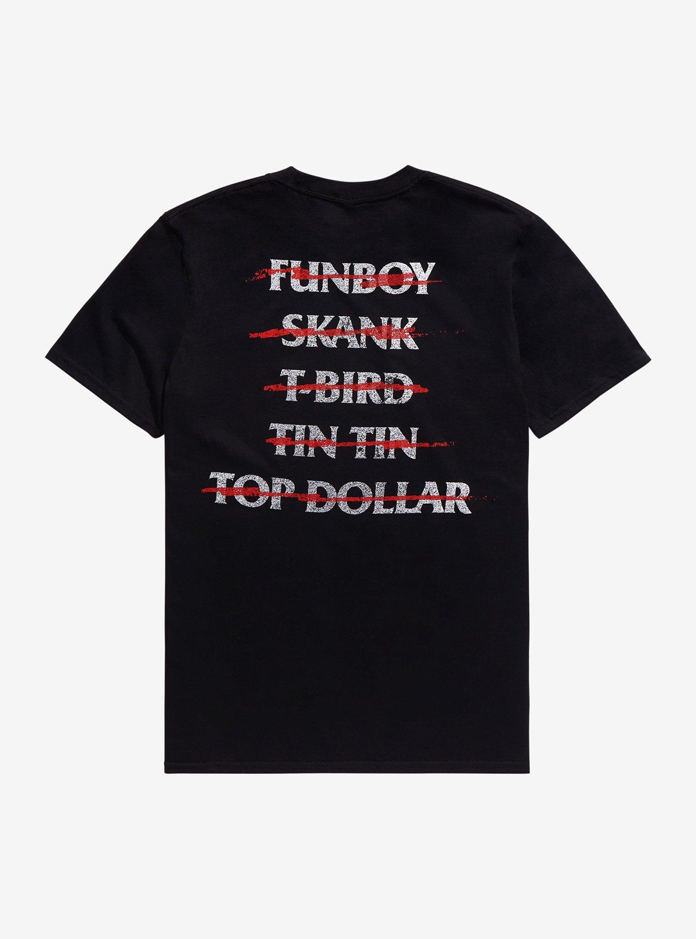 The Crow List T-Shirt, BLACK, alternate
