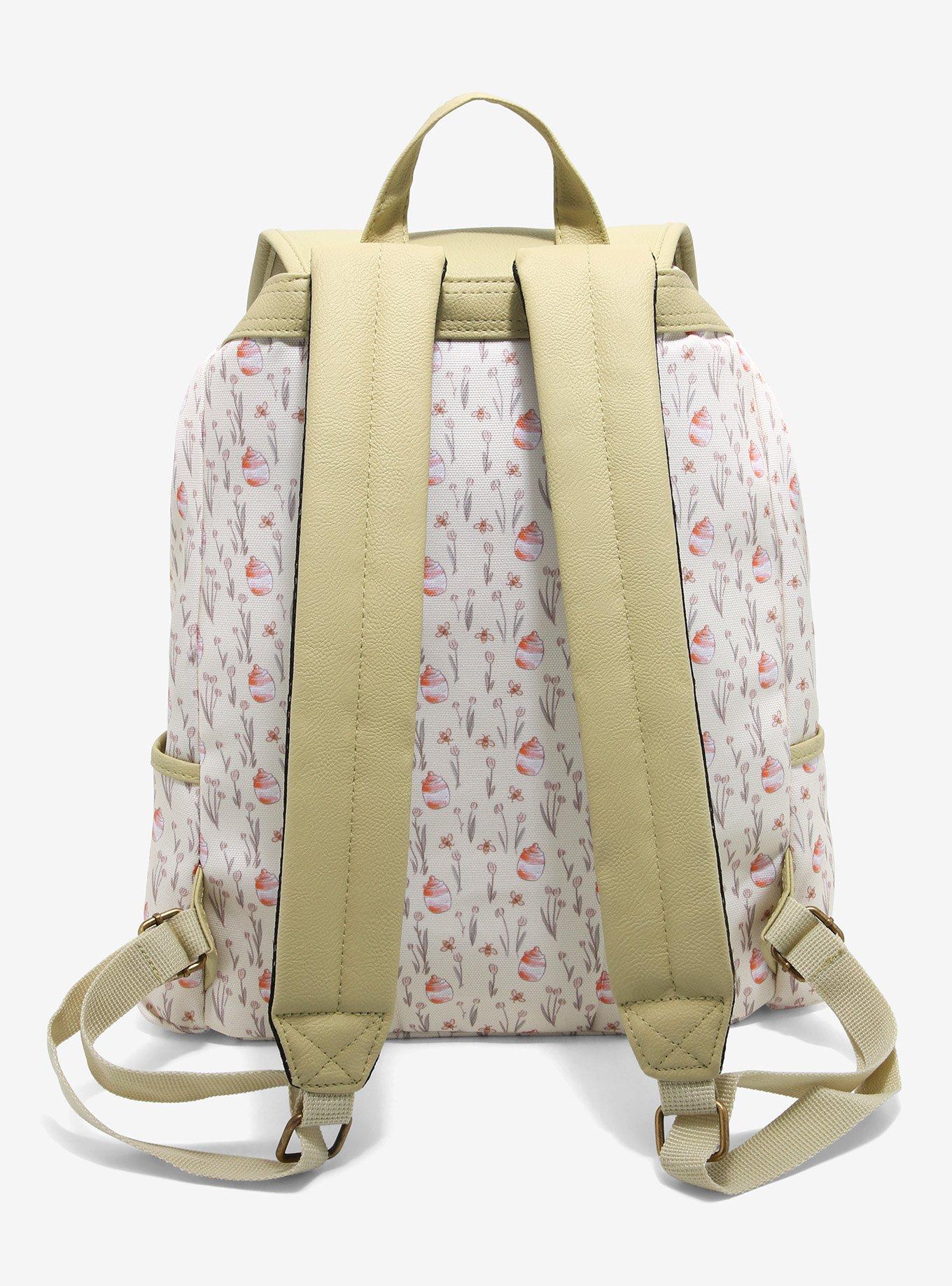 Loungefly Disney Winnie The Pooh Floral Hunny Slouch Backpack, , alternate