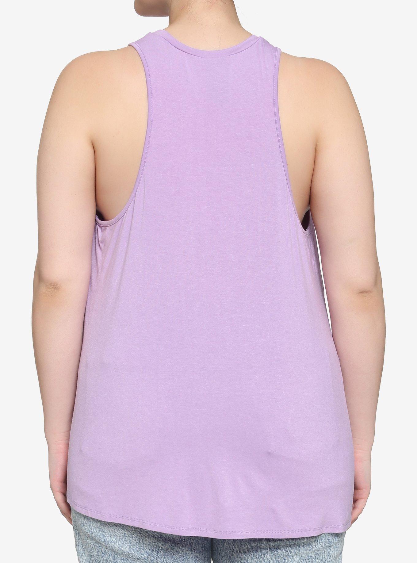 Her Universe Studio Ghibli Kiki's Delivery Service Jiji High Neck Tank Top Plus Size, LIGHT PURPLE, alternate