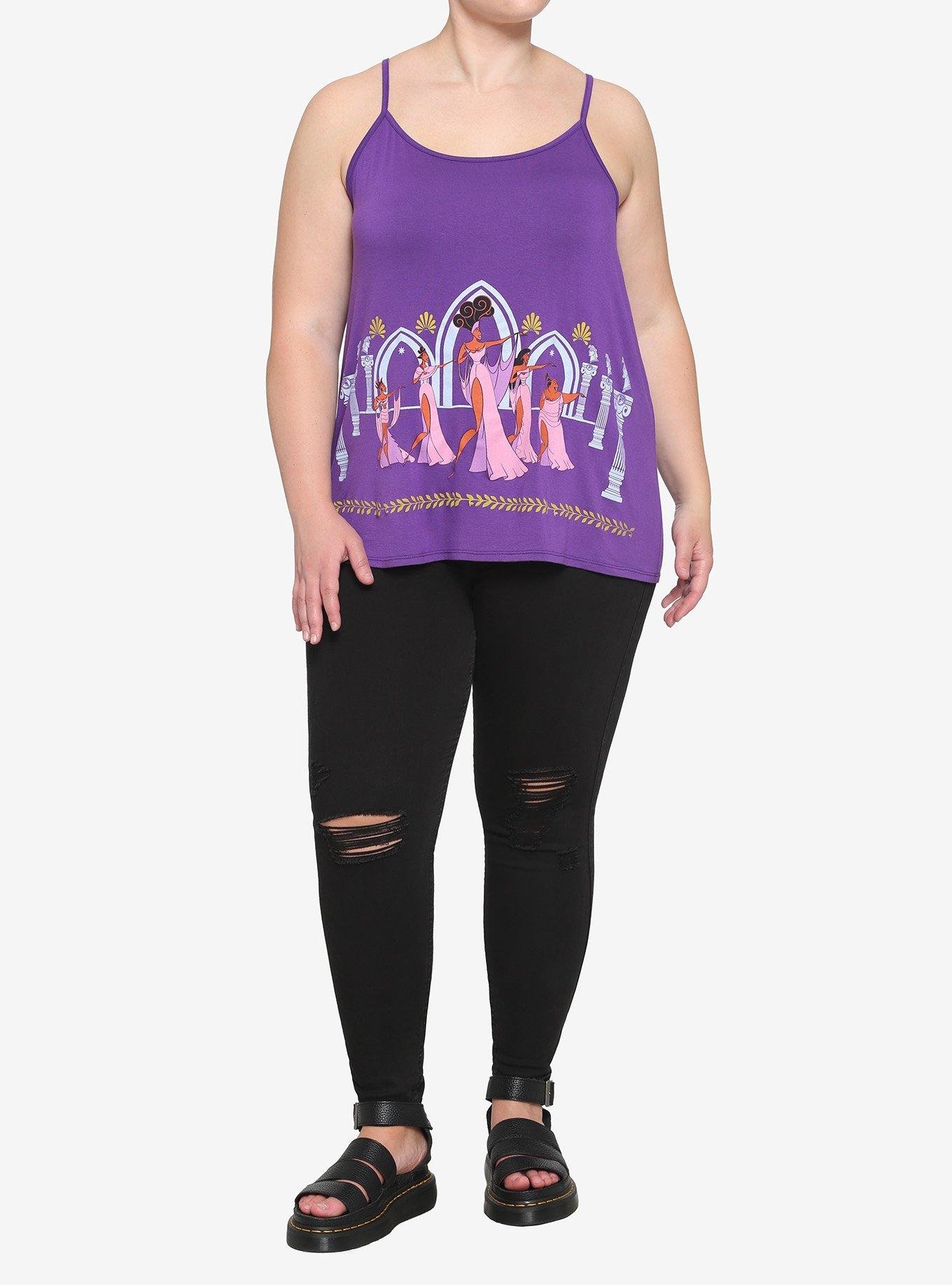Disney Hercules Purple The Muses Cami Plus Size, DARK PURPLE, alternate