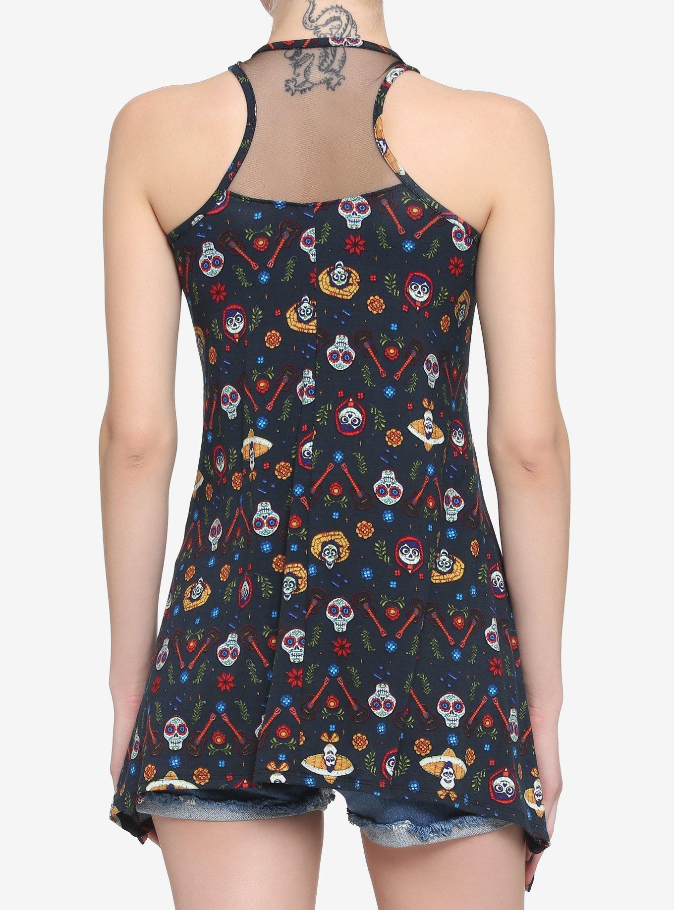 Disney Pixar Coco Shark Bite Tank Top, BLACK, alternate