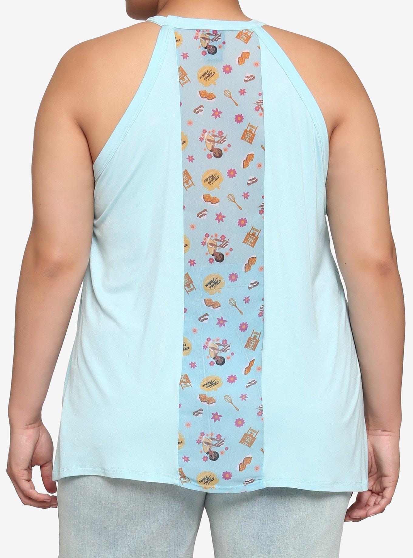 Disney The Princess And The Frog Tiana's Palace High Neck Cami Plus Size, LIGHT BLUE, alternate