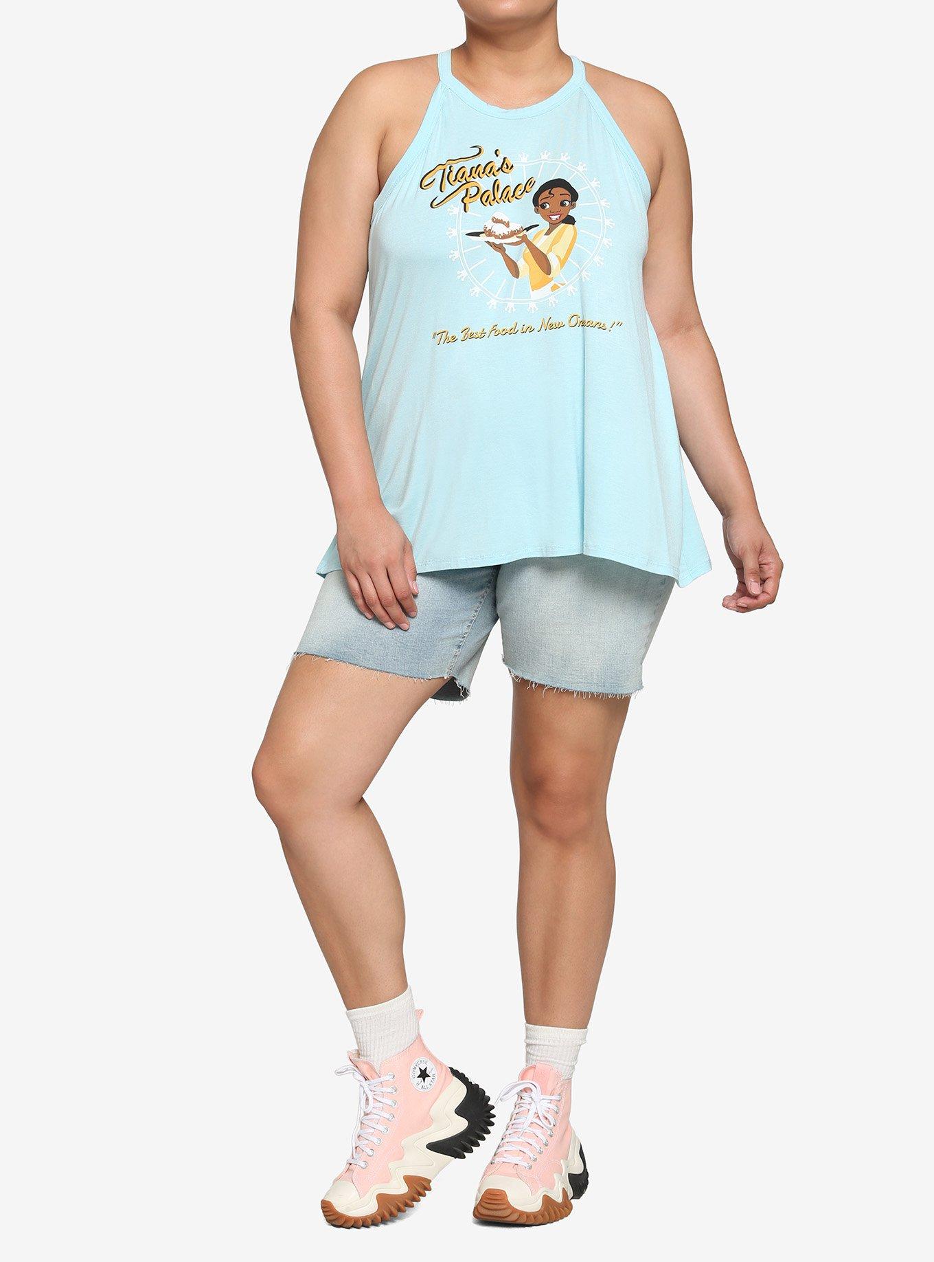 Disney The Princess And The Frog Tiana's Palace High Neck Cami Plus Size, LIGHT BLUE, alternate