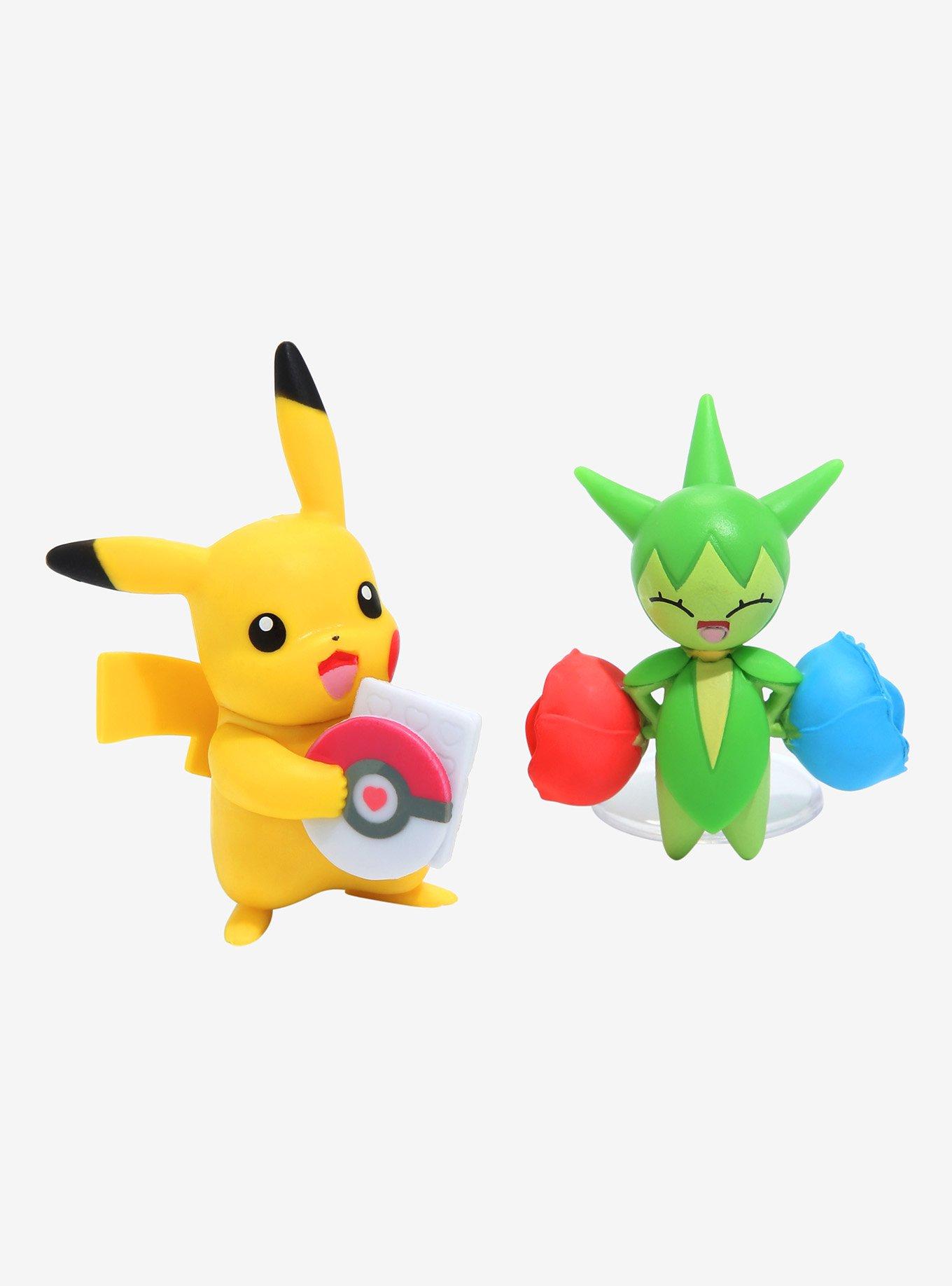 Pok&eacute;mon Pikachu & Roselia Battle Figure Set , , alternate