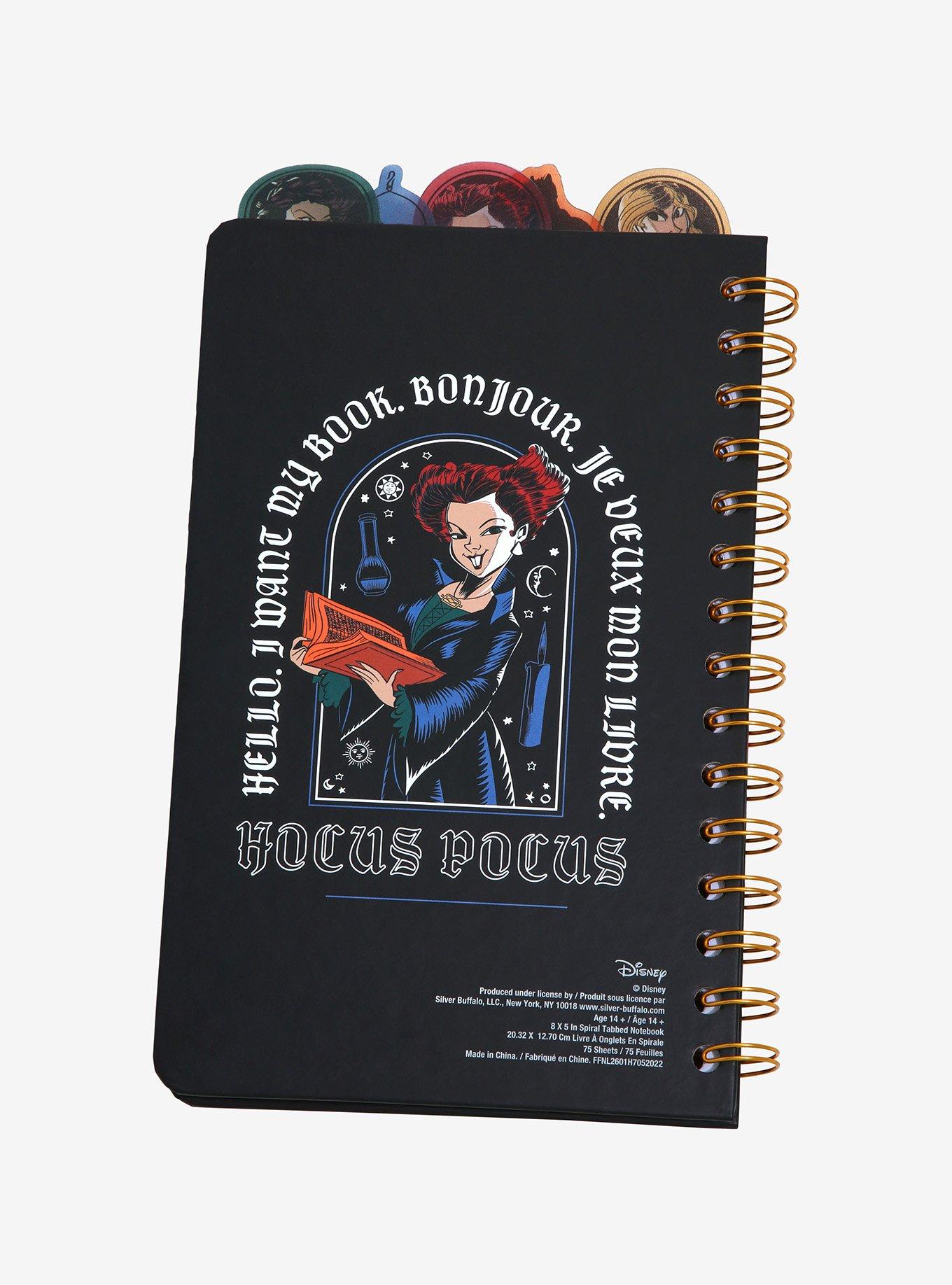Disney Hocus Pocus Cartoon Portrait Tab Journal - BoxLunch Exclusive , , alternate