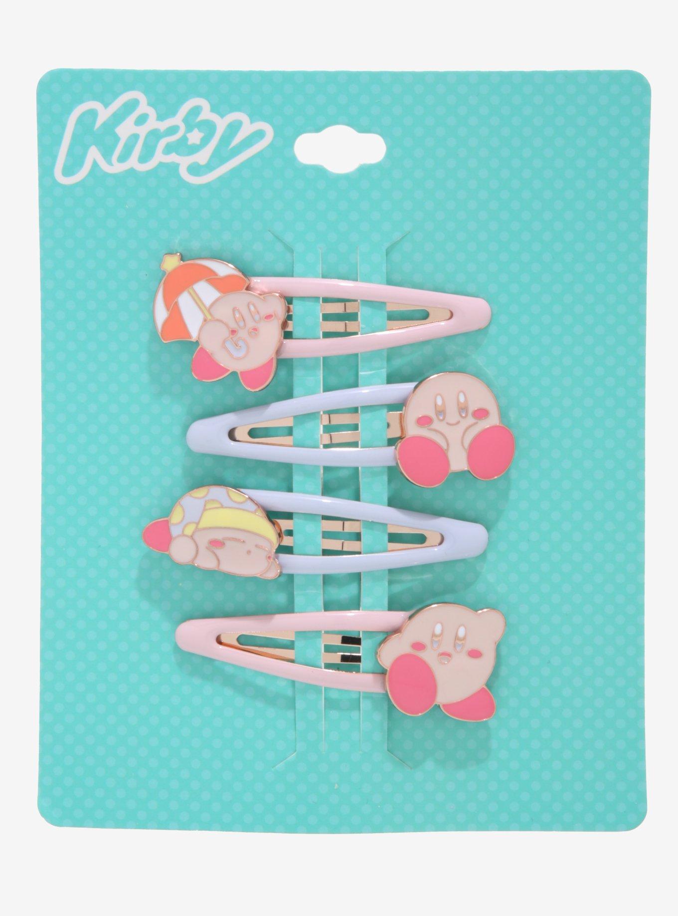 Kirby Pastel Rose Gold Hair Clip Set, , alternate