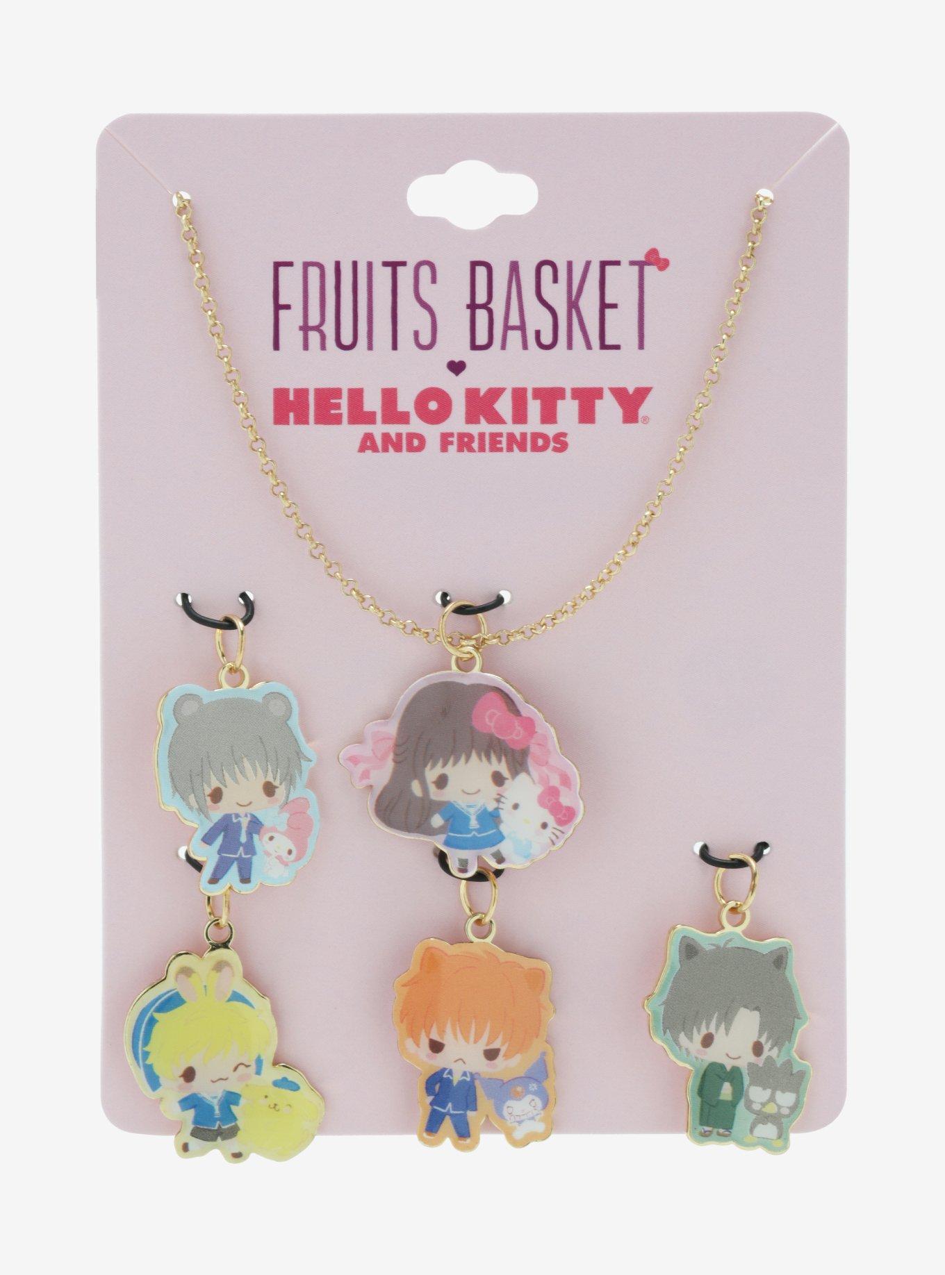 Fruits Basket X Hello Kitty And Friends Interchangeable Charm Necklace, , alternate
