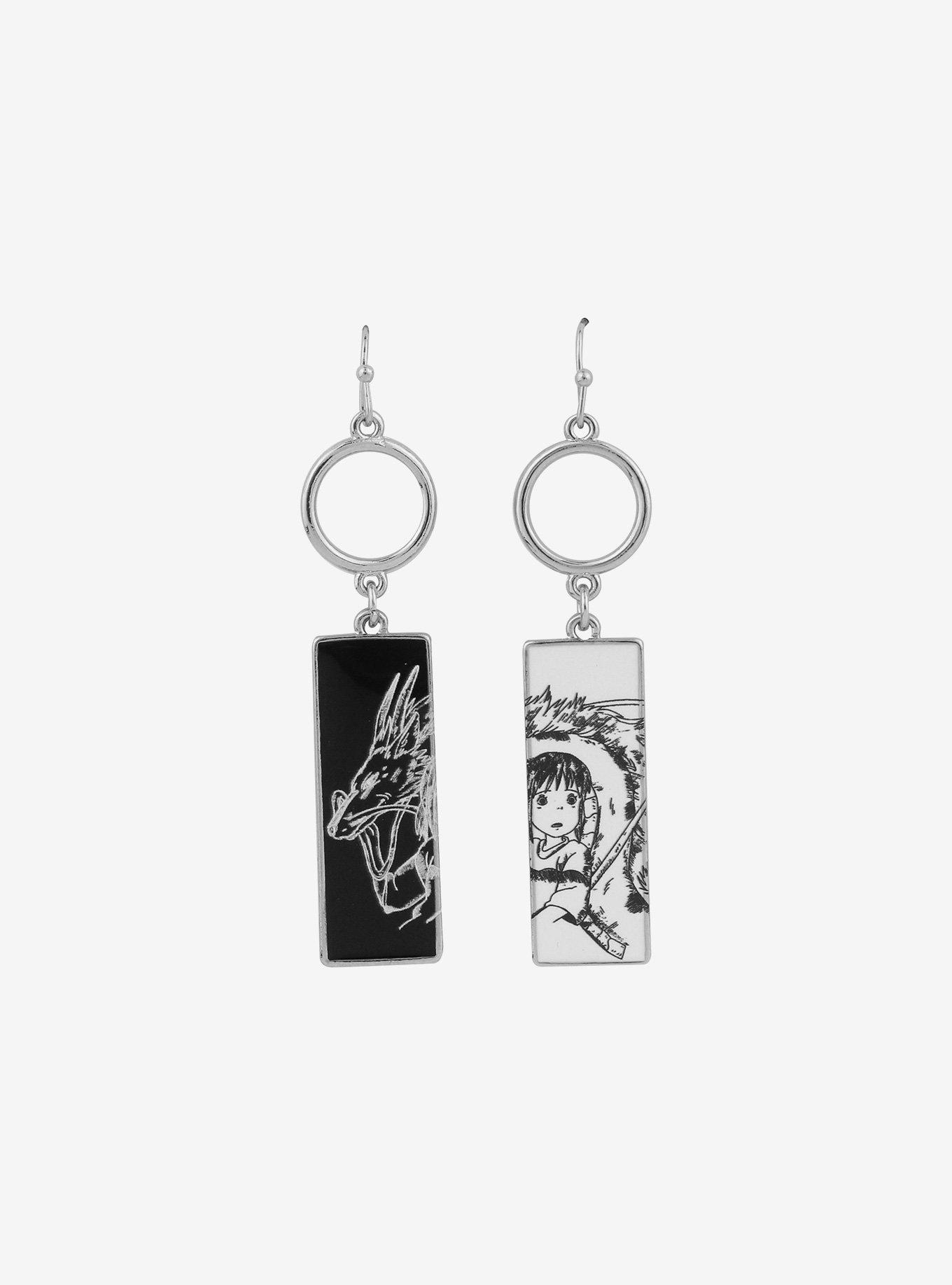 Her Universe Studio Ghibli Spirited Away Mismatch Earrings, , alternate