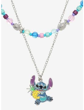 Disney Lilo & Stitch Tropical Pineapple Beaded Necklace, , hi-res