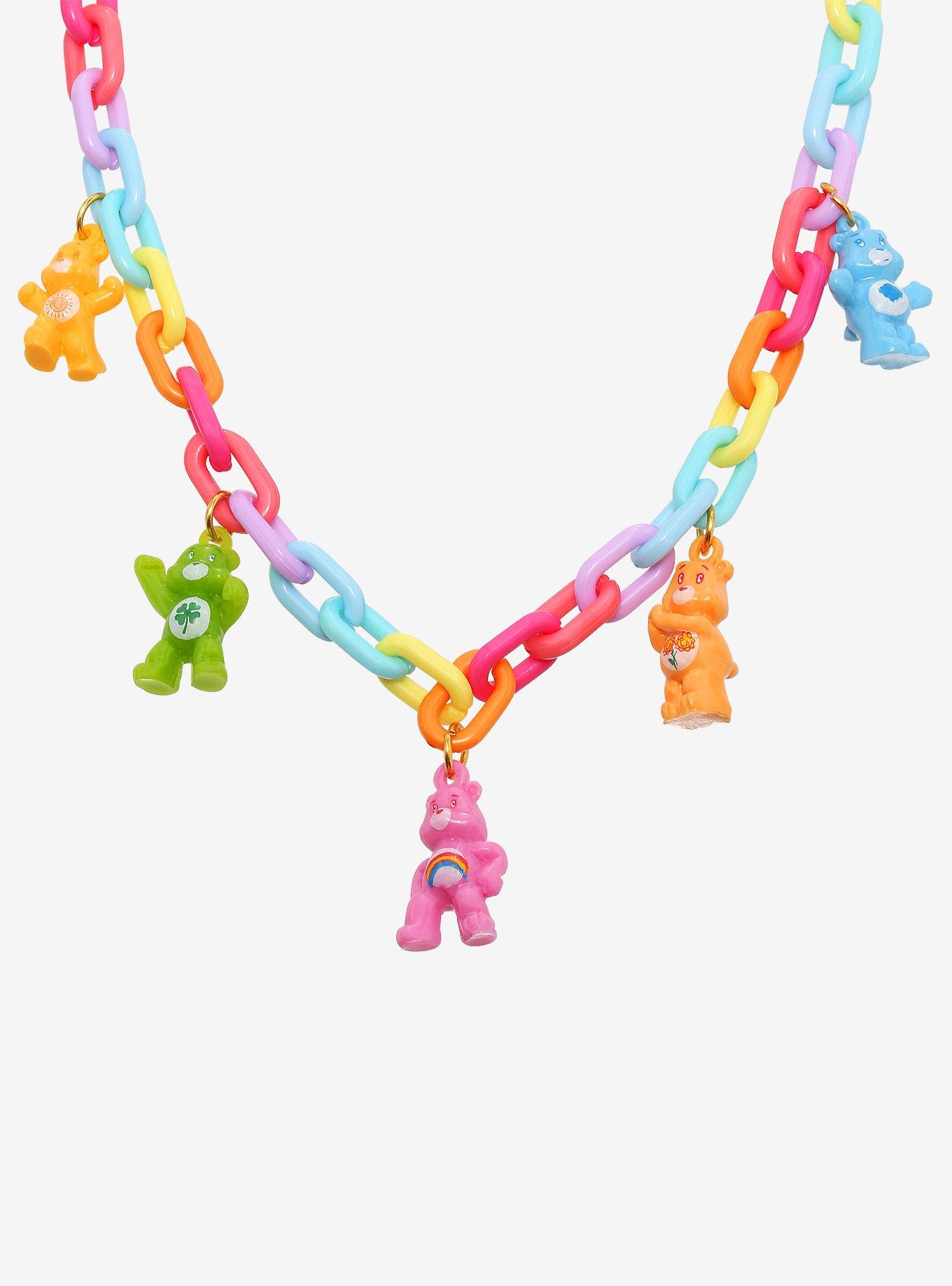Care Bears Rainbow Chunky Chain Charm Necklace, , alternate
