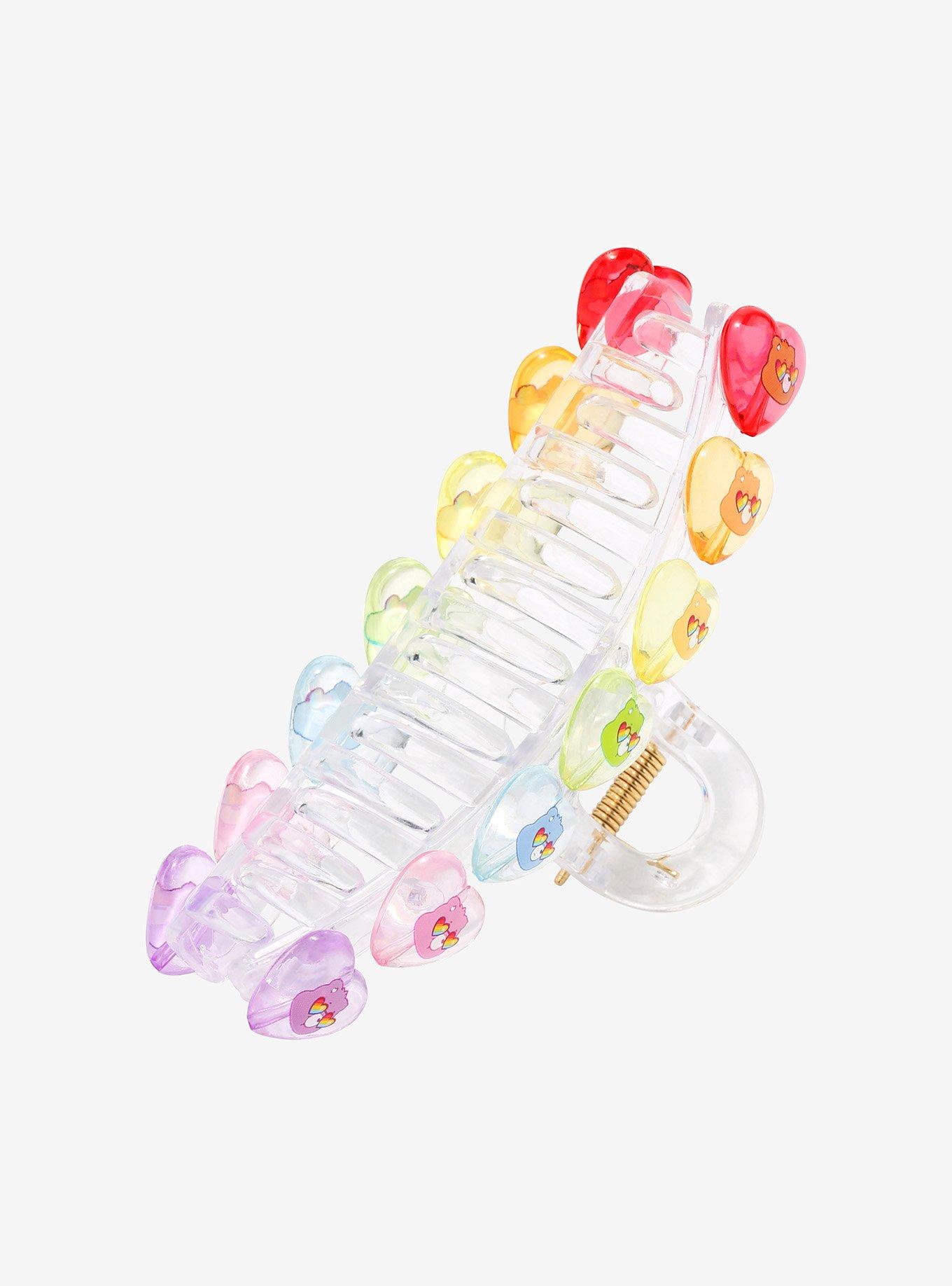 Care Bears Pastel Hearts Large Hair Clip, , alternate