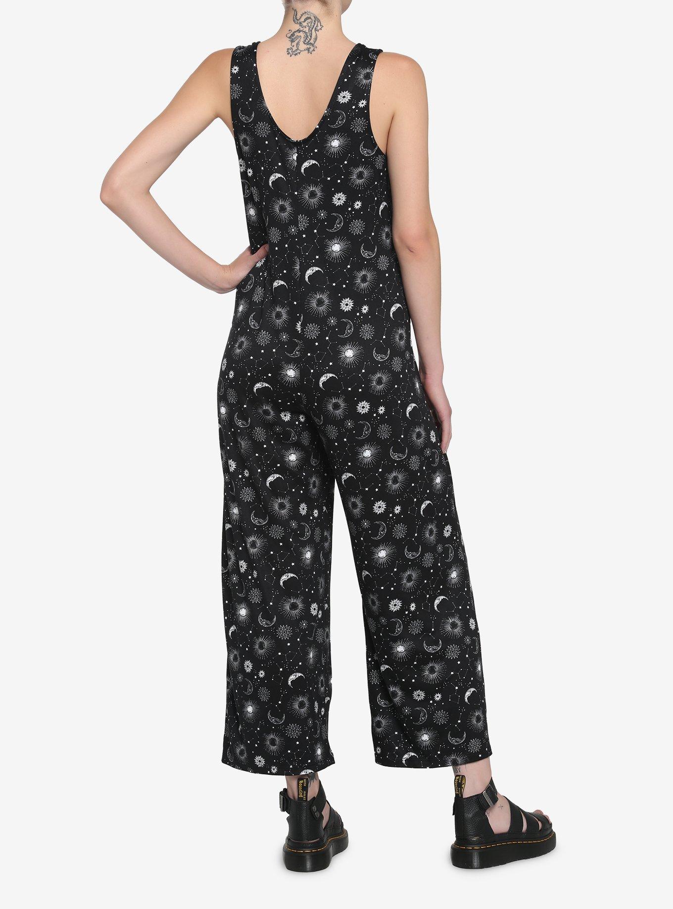 Black Celestial Jumpsuit, BLACK, alternate