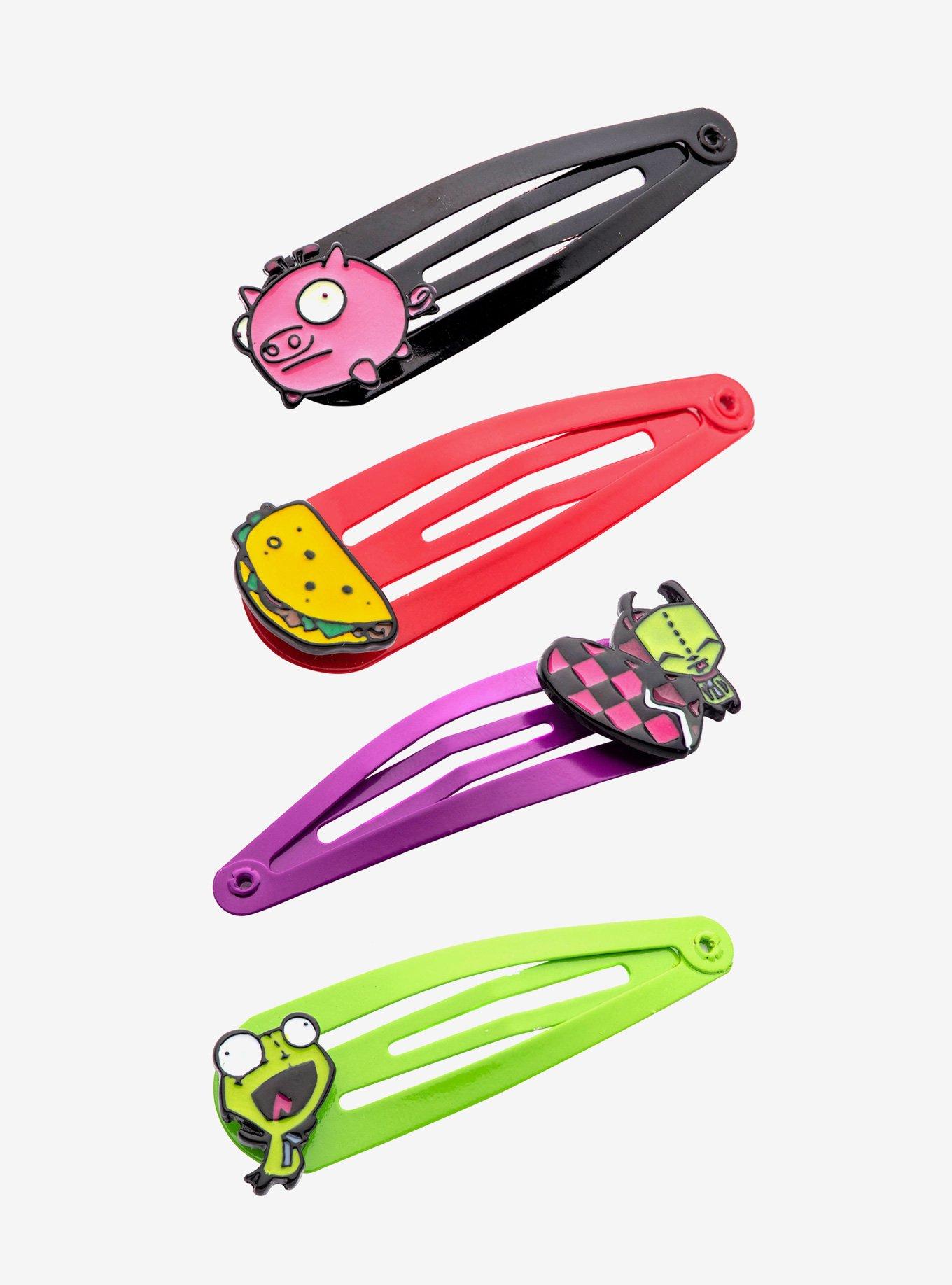 Invader Zim GIR Hair Clip Set, , alternate