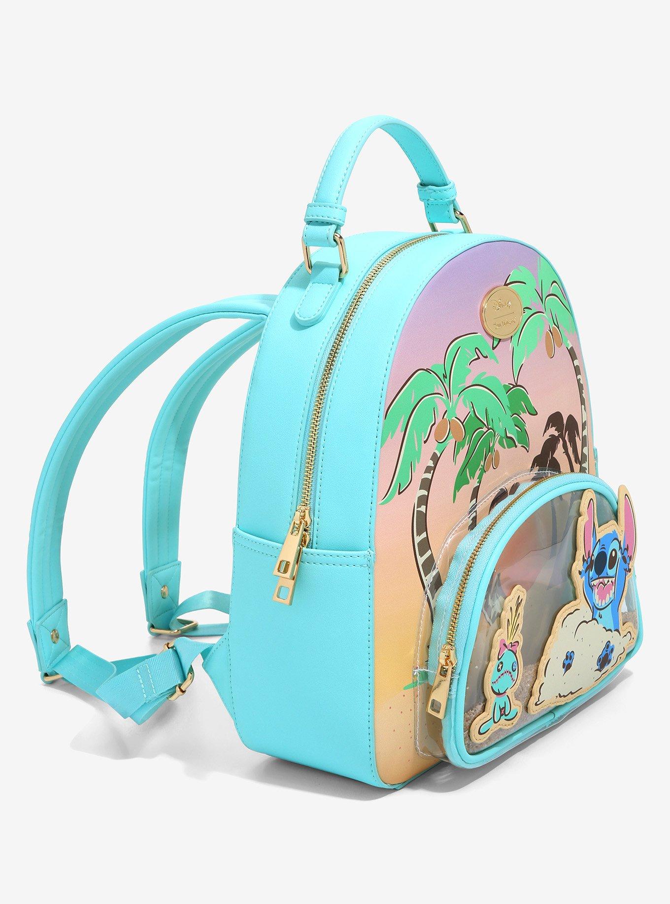 Our Universe Lilo & Stitch Scrump & Stitch Beach Sand Mini Backpack - BoxLunch Exclusive, , alternate