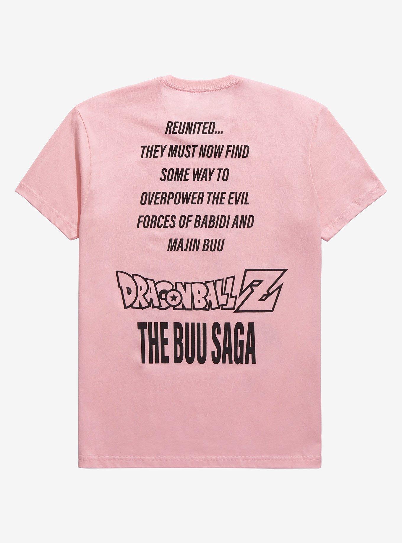 Dragon Ball Z Buu Saga Panel T-Shirt - BoxLunch Exclusive, PINK, alternate