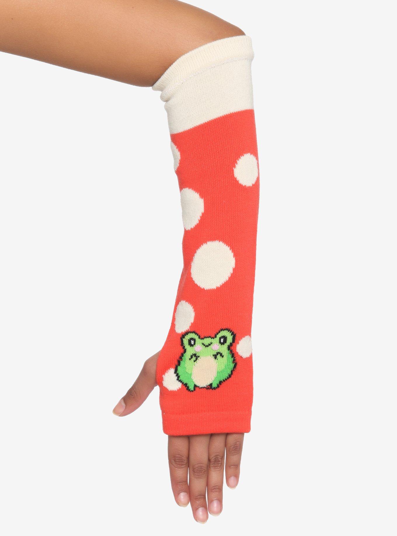 Mushroom Frog Arm Warmers, , alternate