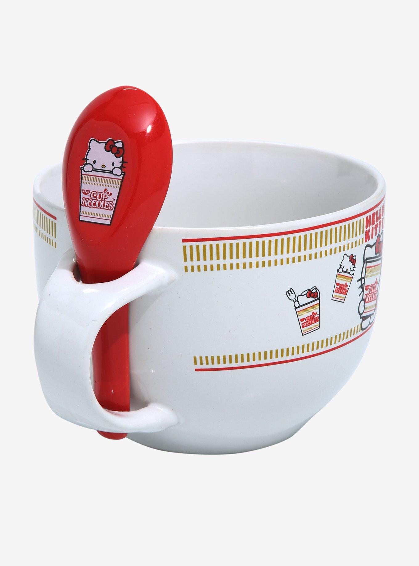 Nissin Cup Noodles X Hello Kitty Soup Mug & Spoon, , alternate