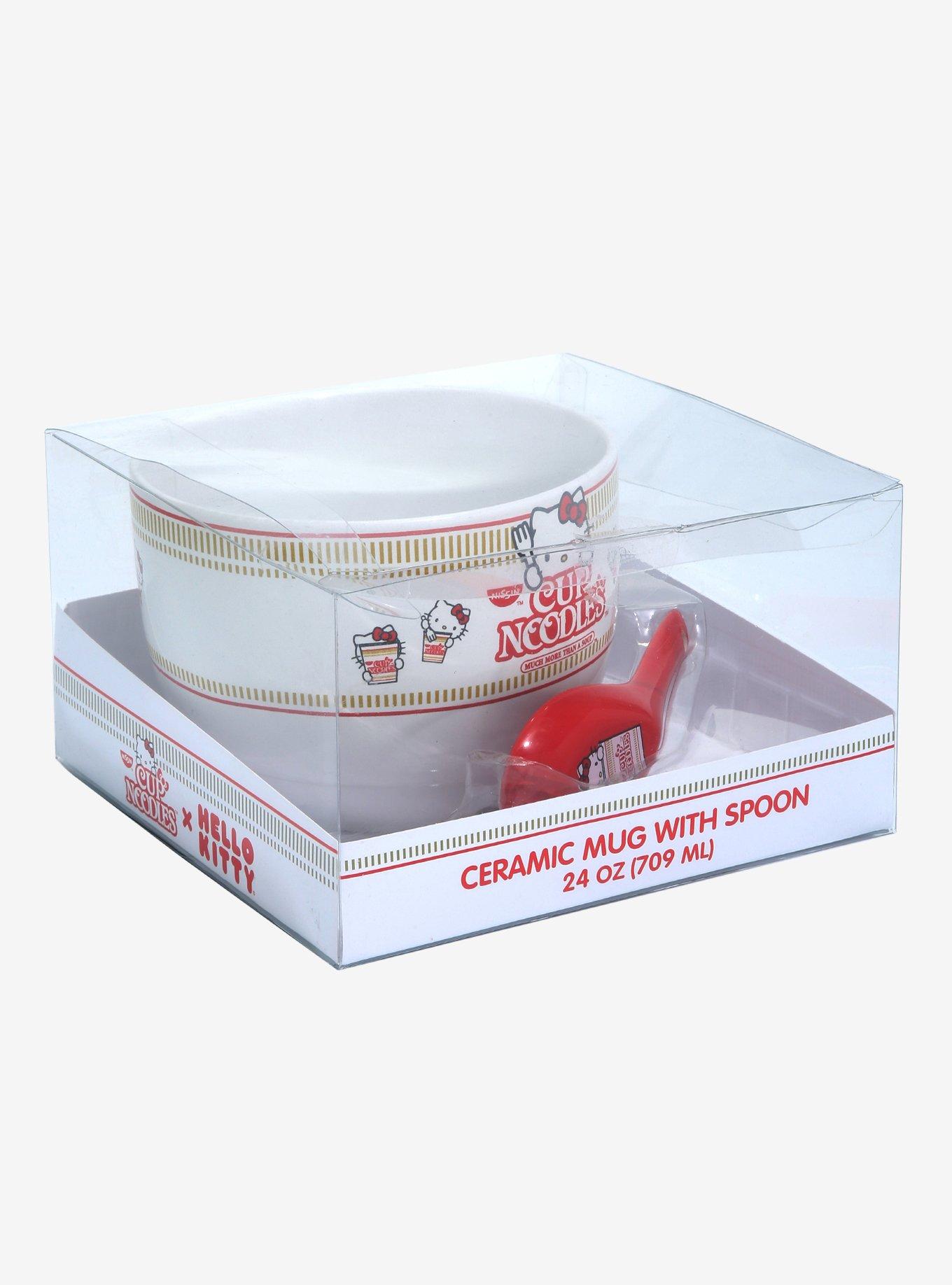 Nissin Cup Noodles X Hello Kitty Soup Mug & Spoon, , alternate