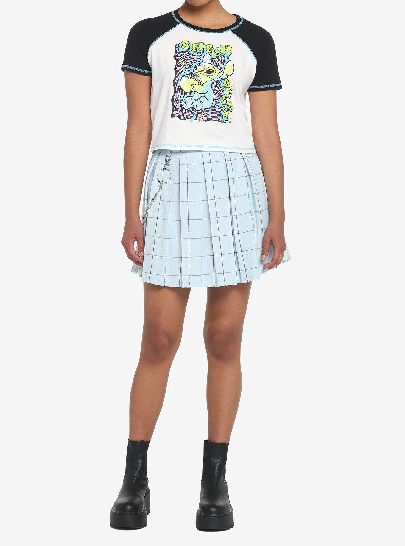 Her Universe Disney Lilo & Stitch Warped Raglan Baby T-Shirt, MULTI, alternate