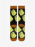 Shrek Meme Face Crew Socks, , alternate