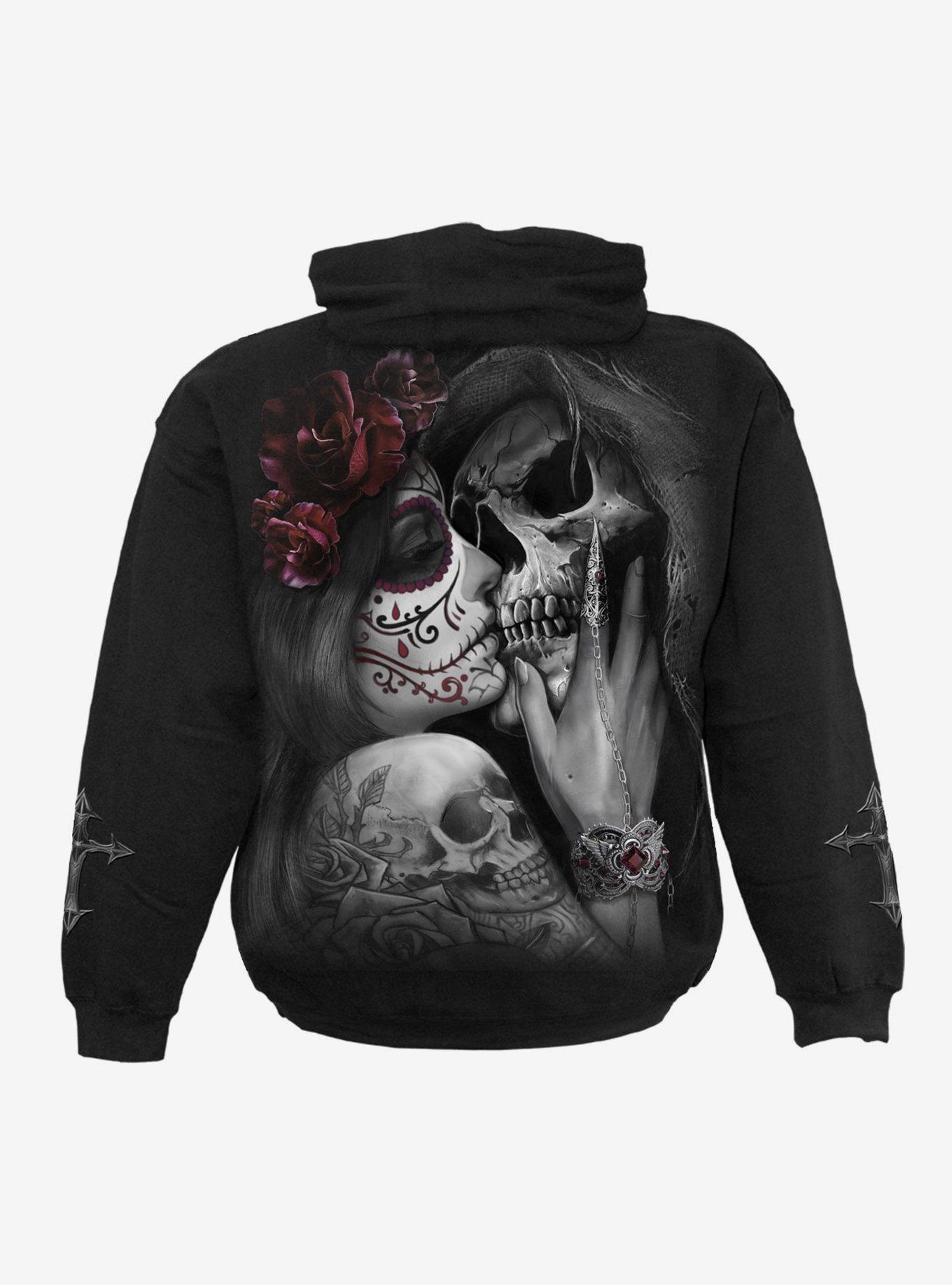Dead Kiss Hoodie, BLACK, alternate