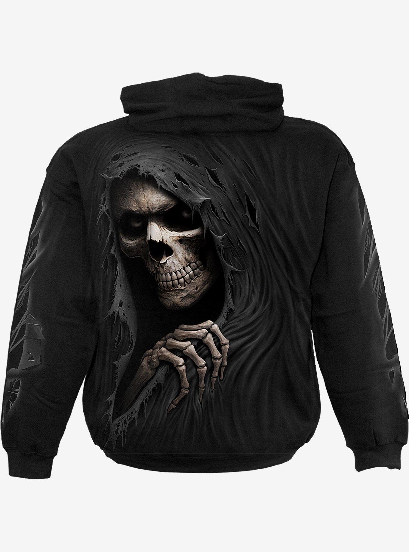 Grim Ripper Hoodie, BLACK, alternate