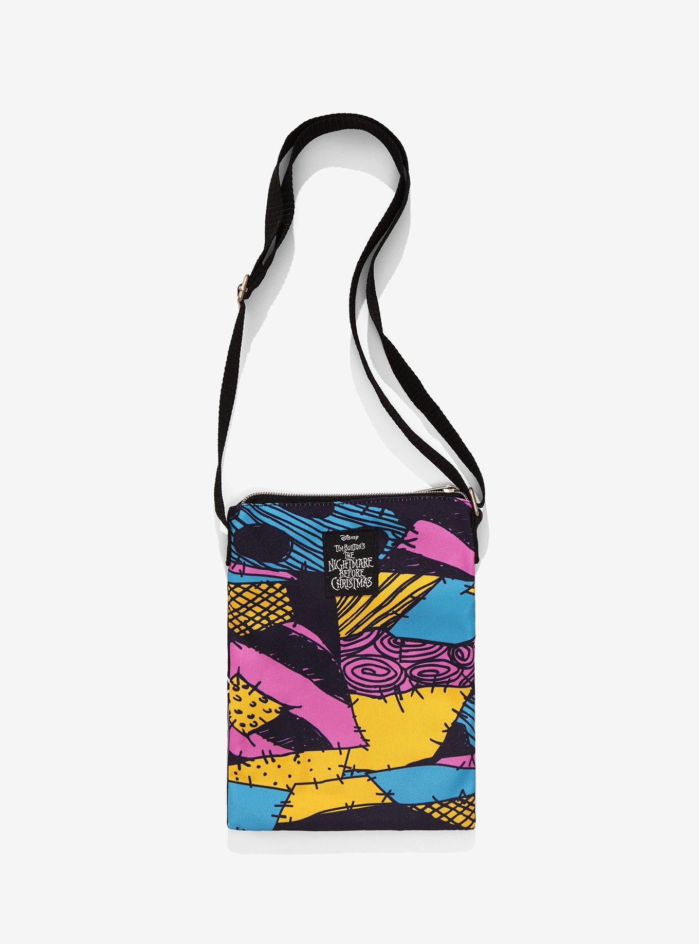 The Nightmare Before Christmas Jack & Sally Split Passport Crossbody Bag, , alternate
