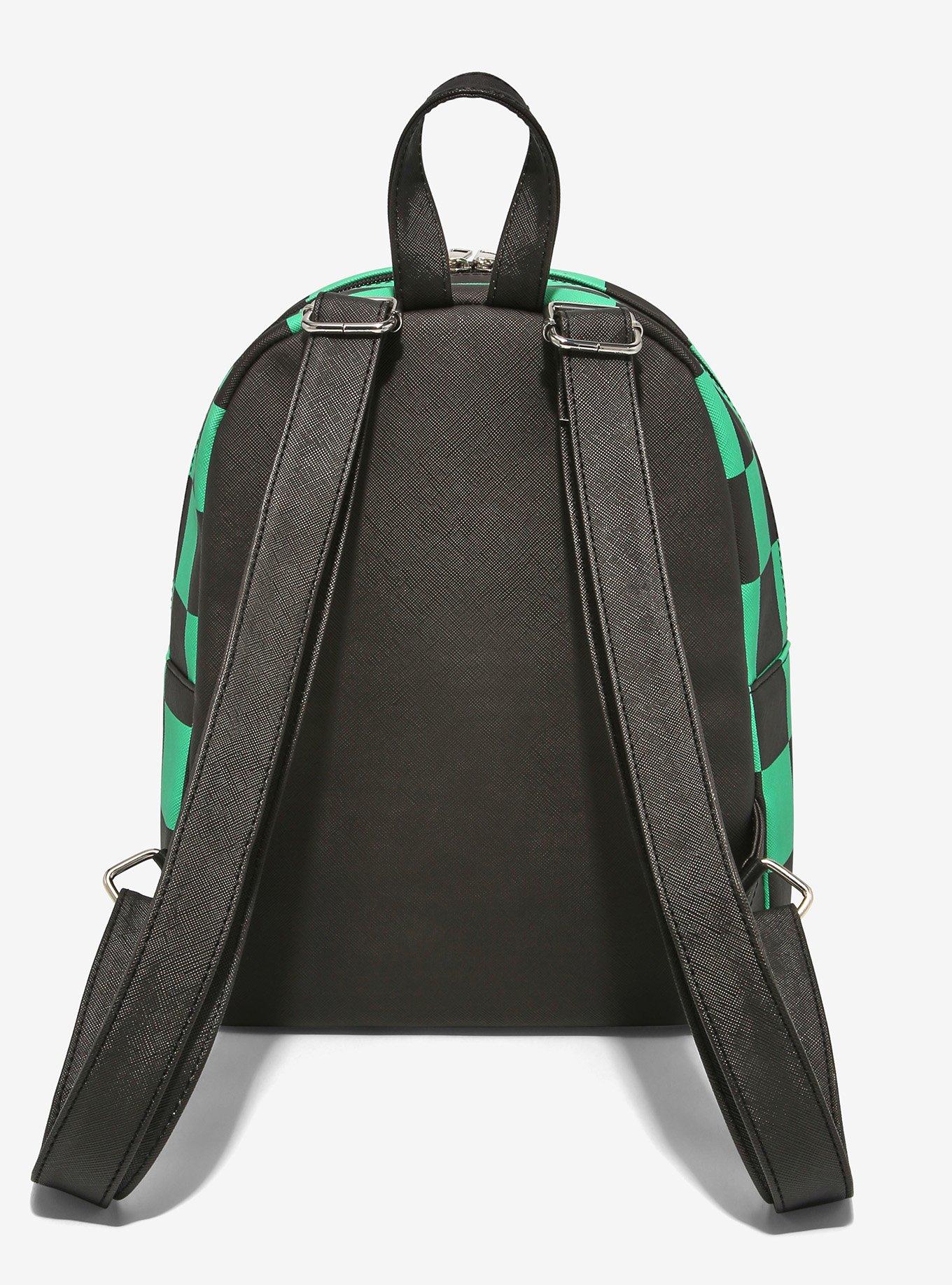 Demon Slayer: Kimetsu No Yaiba Tanjiro Checker Mini Backpack, , alternate