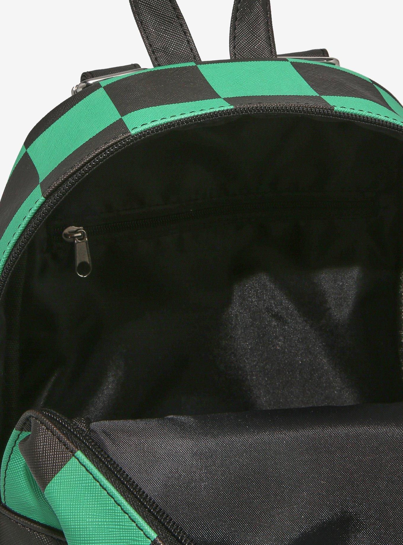 Demon Slayer: Kimetsu No Yaiba Tanjiro Checker Mini Backpack, , alternate