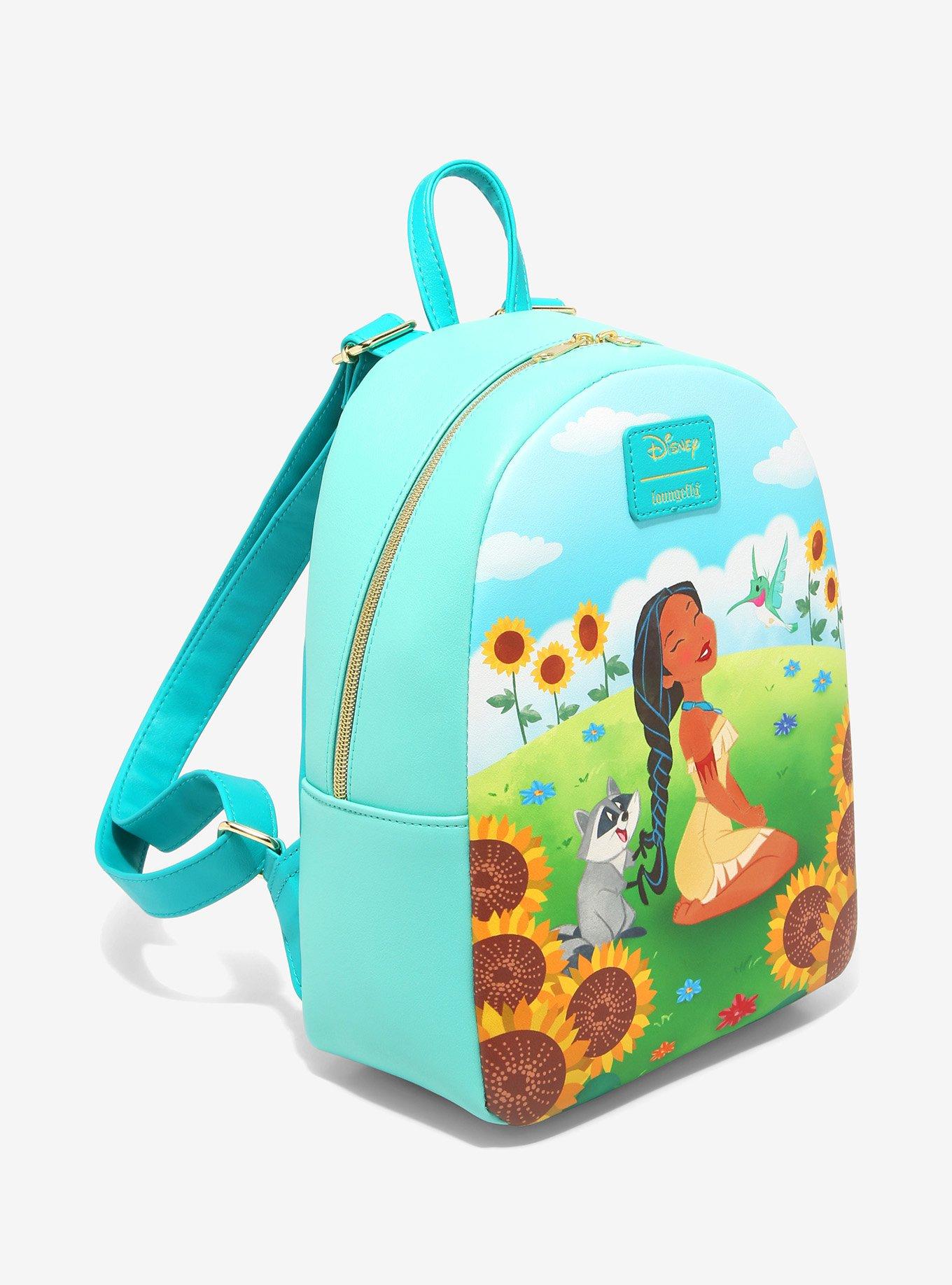 Loungefly Disney Pocahontas Sunflower Mini Backpack, , alternate