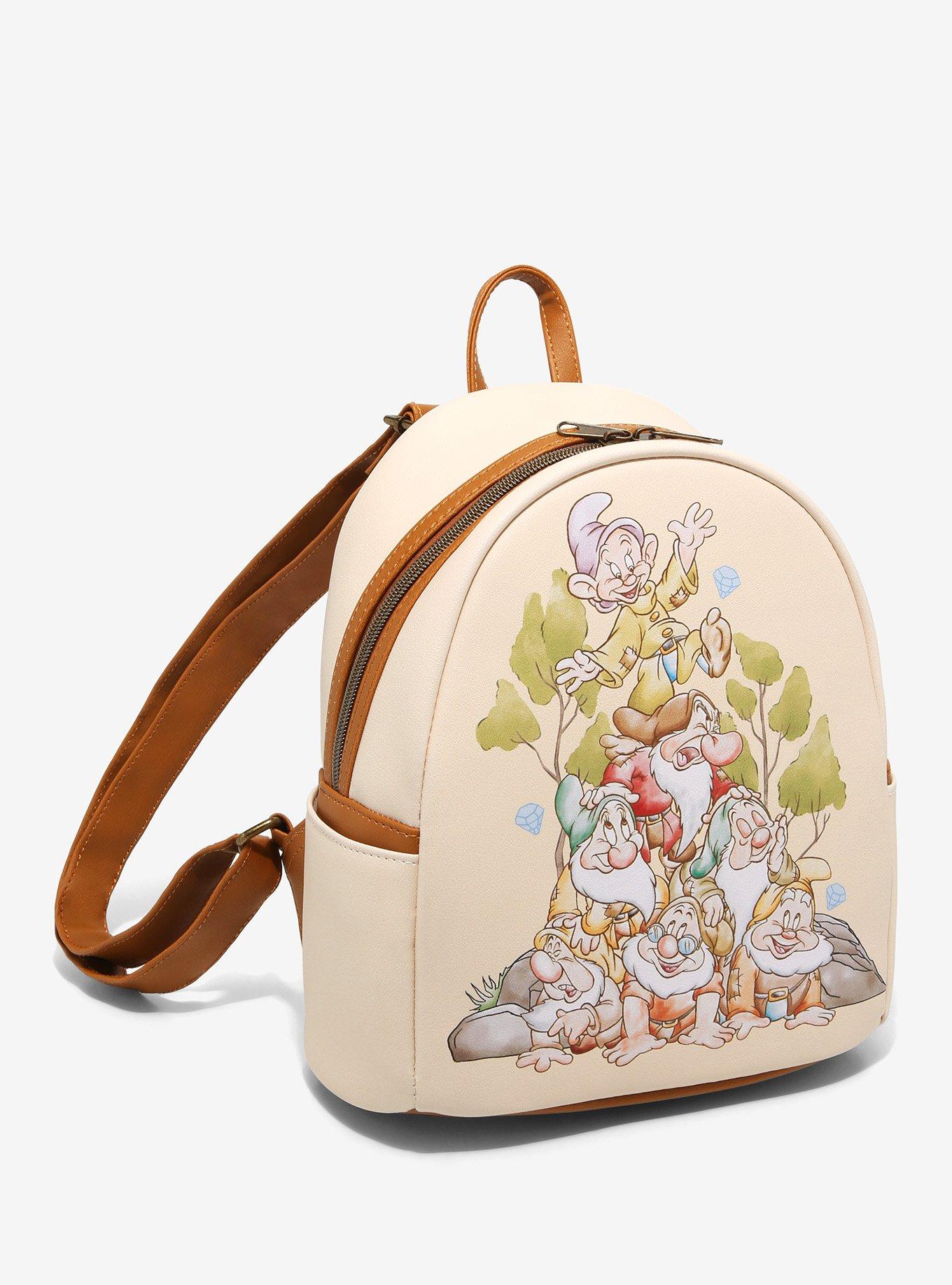 Loungefly Disney Snow White And The Seven Dwarfs Group Mini Backpack, , alternate