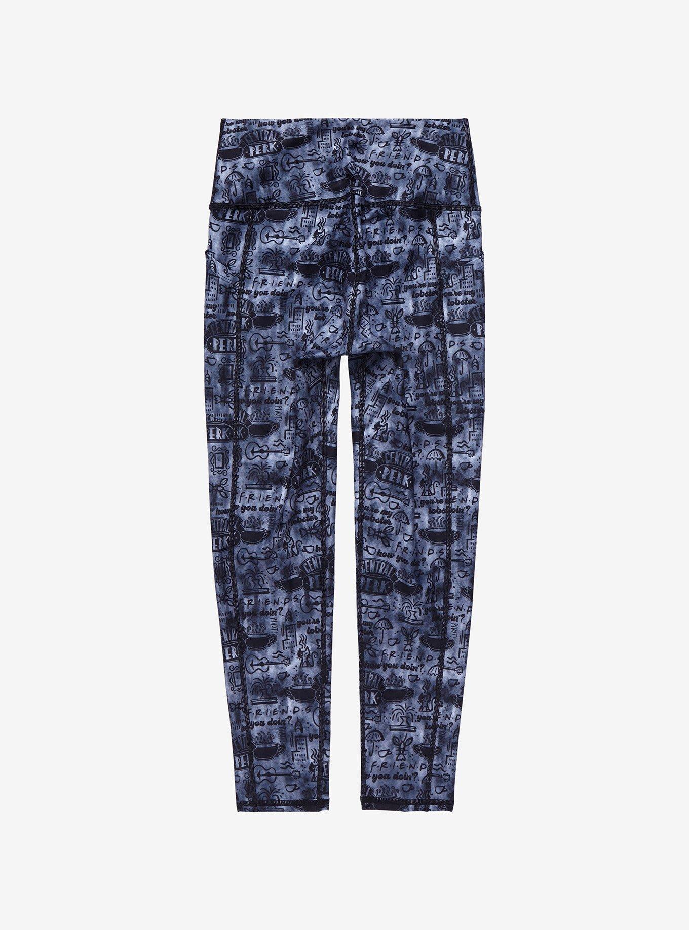 Friends Icons Women&rsquo;s Athletic Leggings, GREY, alternate